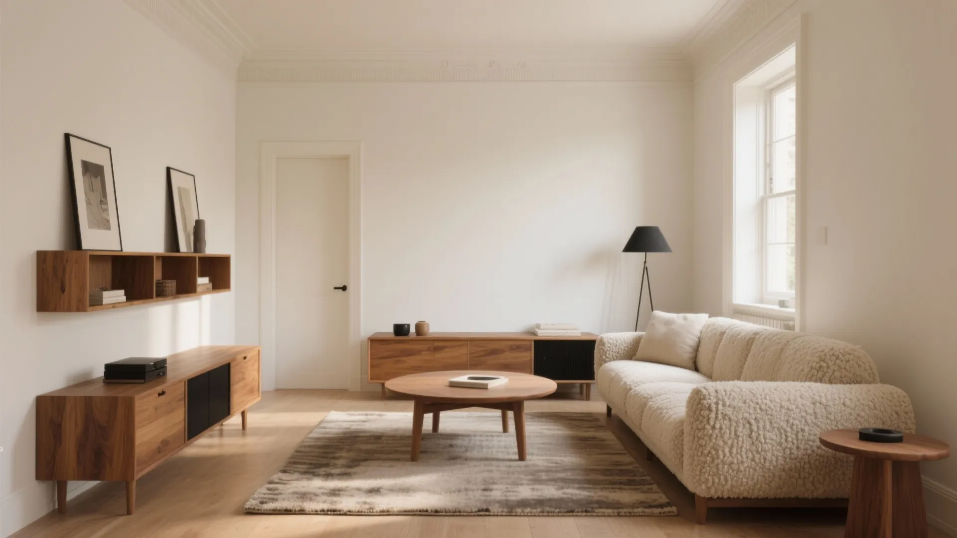 Soft Neutrals with Warm Wood