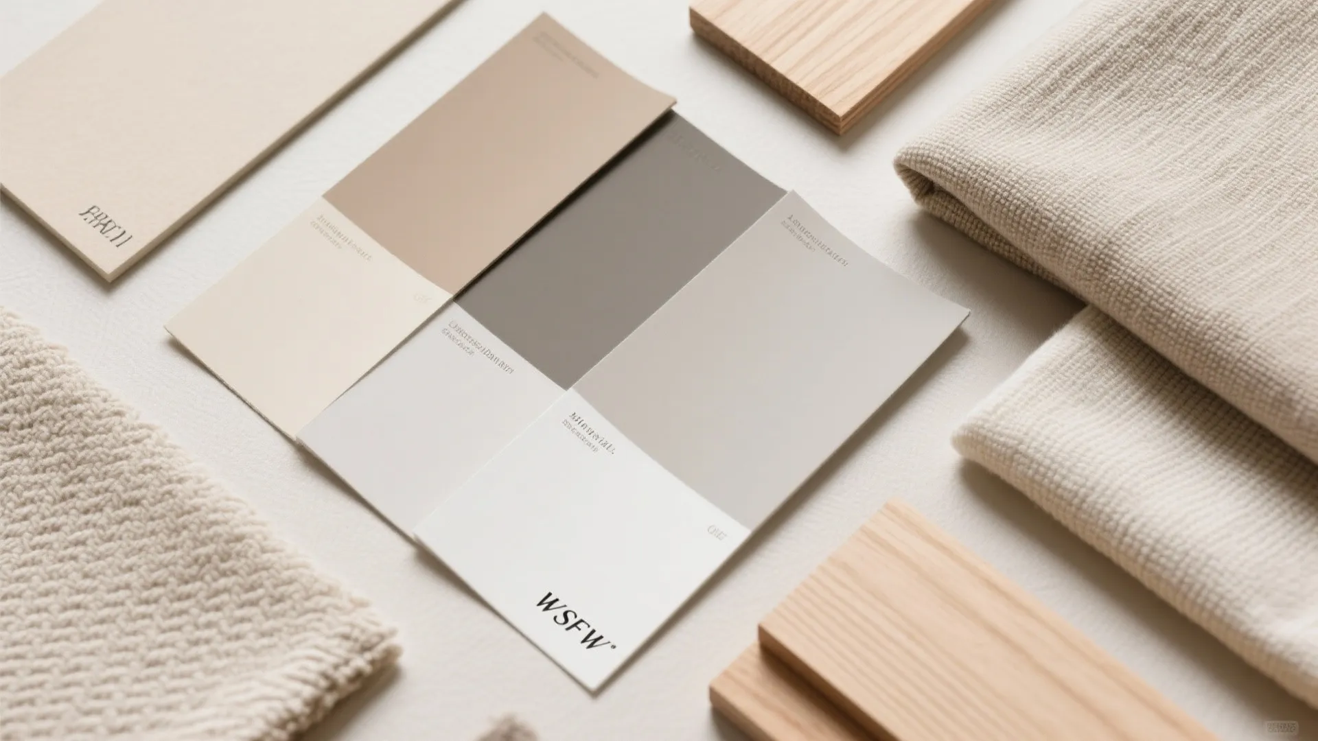 Neutral color palette for calm focus