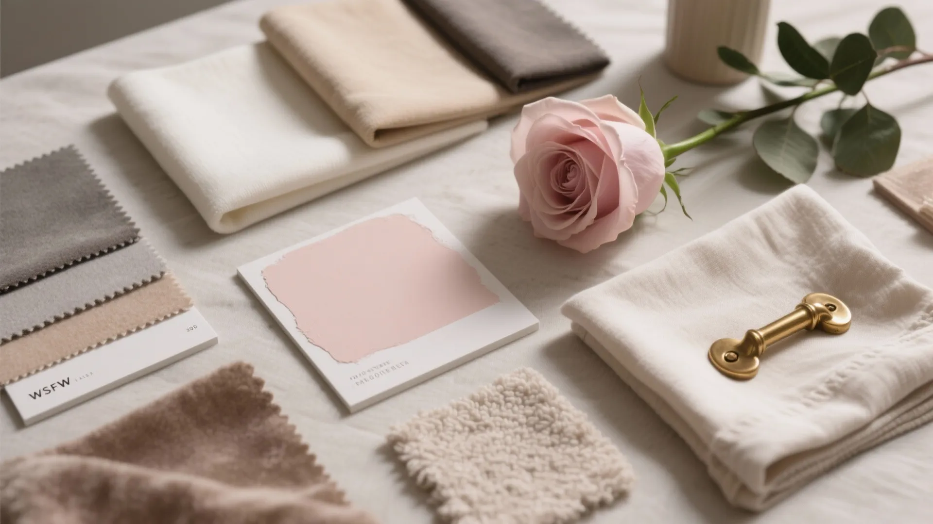 Soft Neutral Palette + One Accent Hue