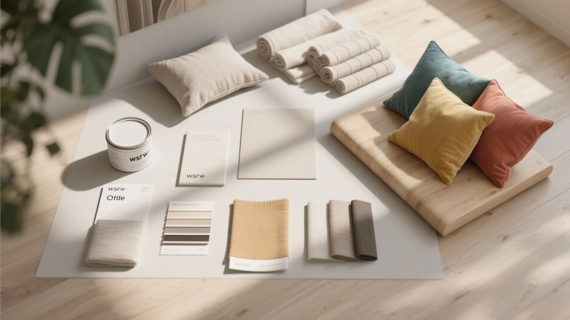 3. Neutral Color Palette with Accents