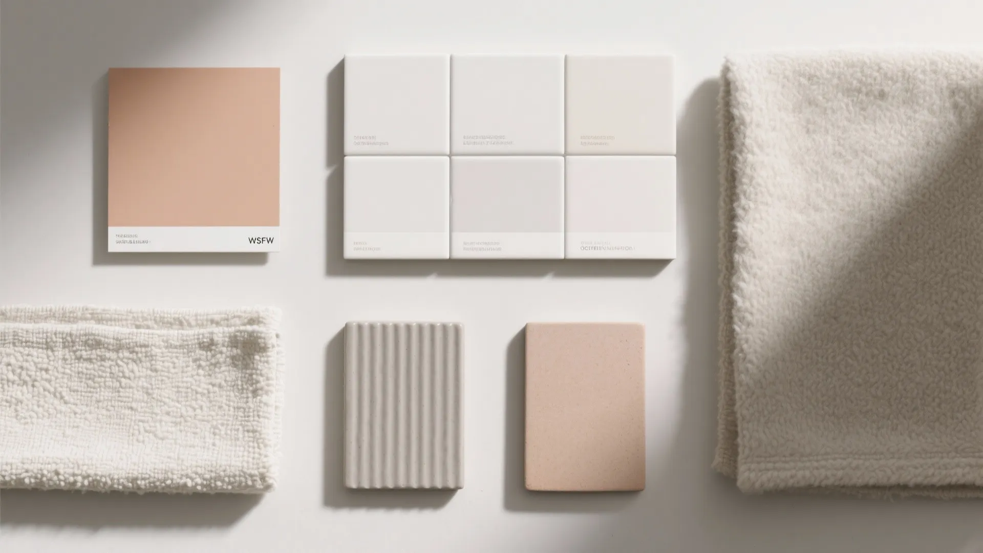 1) Minimalist palette with visual breathing room