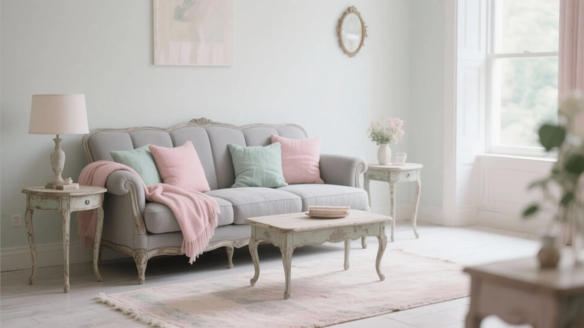 Neutral Base with Pastel Accents