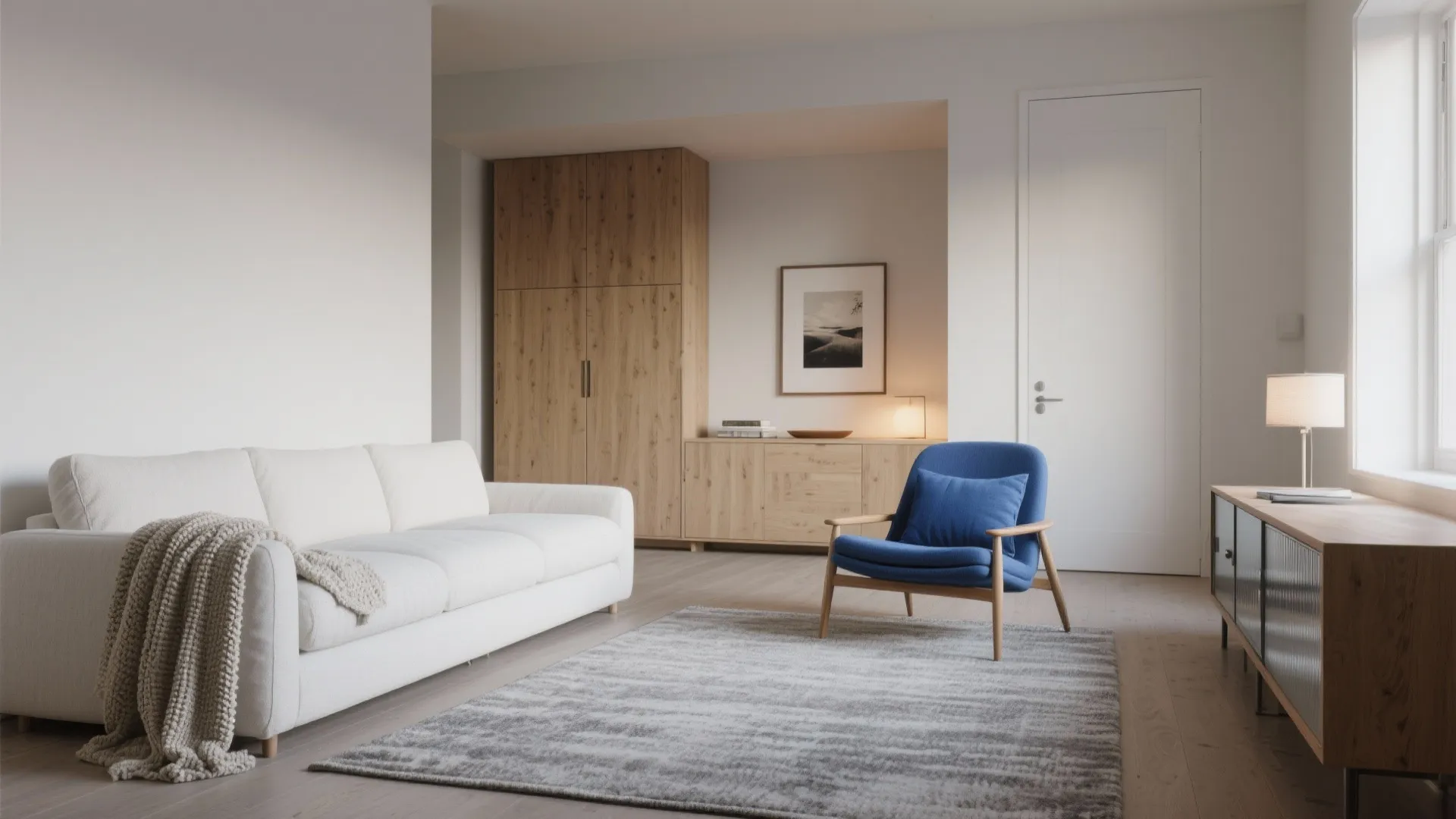 Calm Neutrals + One Bold Accent