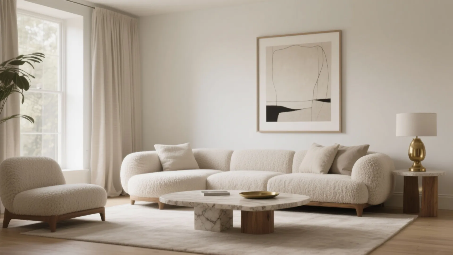 Neutral palette with textured layers