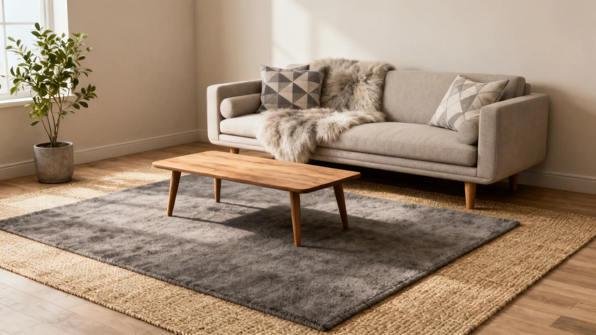 Best Neutral Rugs: 5 Living Room Ideas