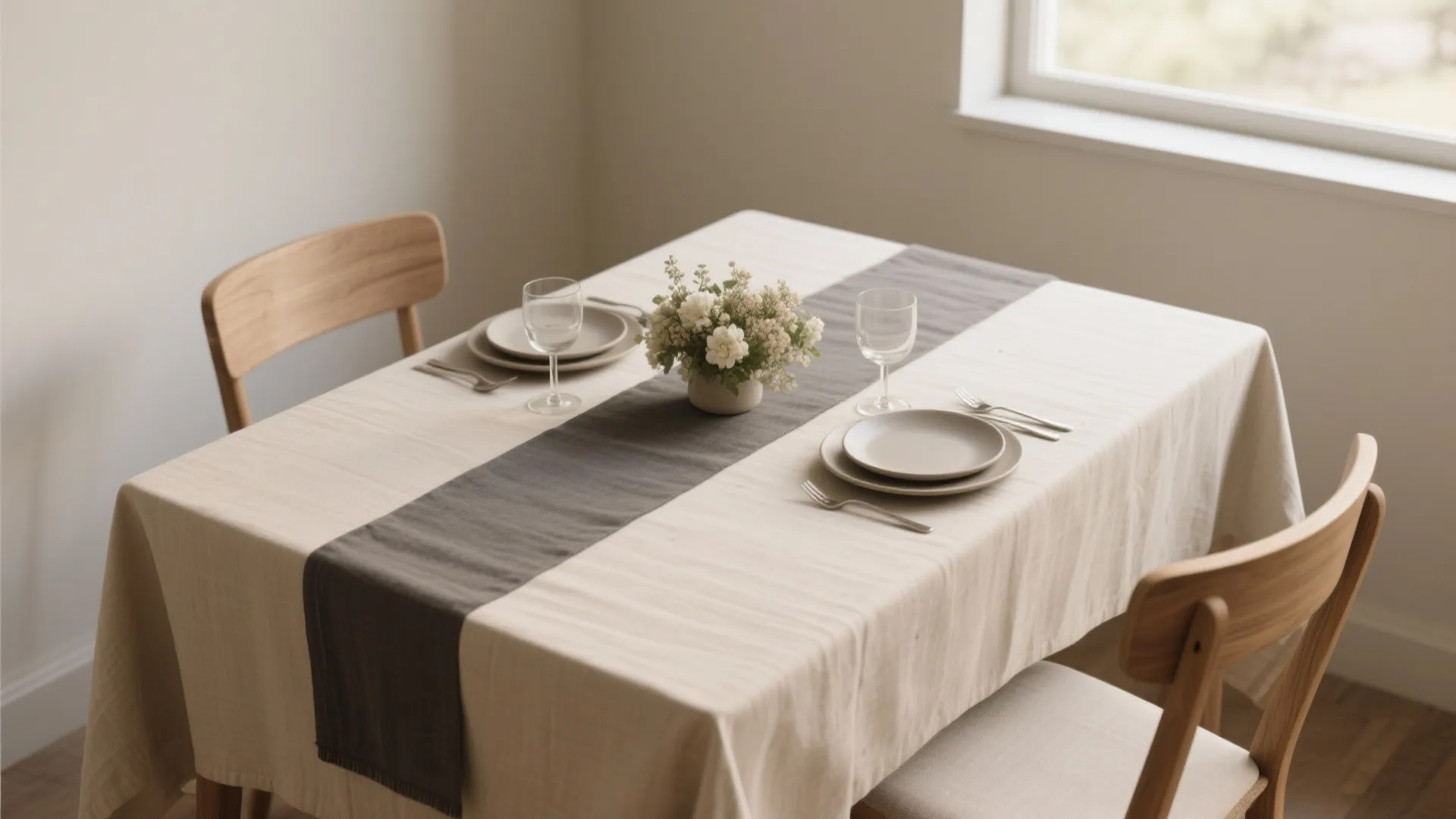 Idea 1: Neutral base + layered runner