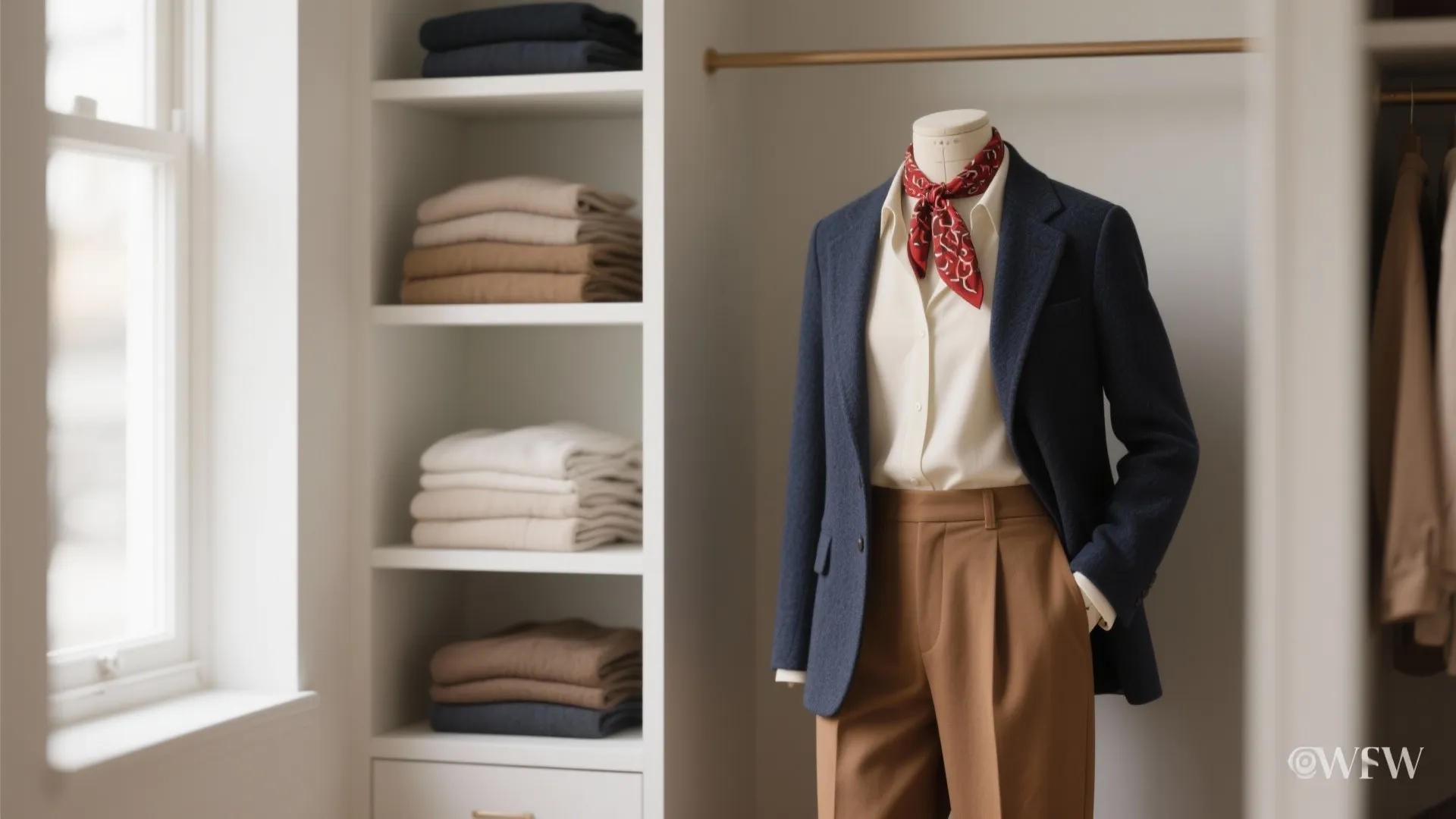 2. Neutral Palette with a Single Pop