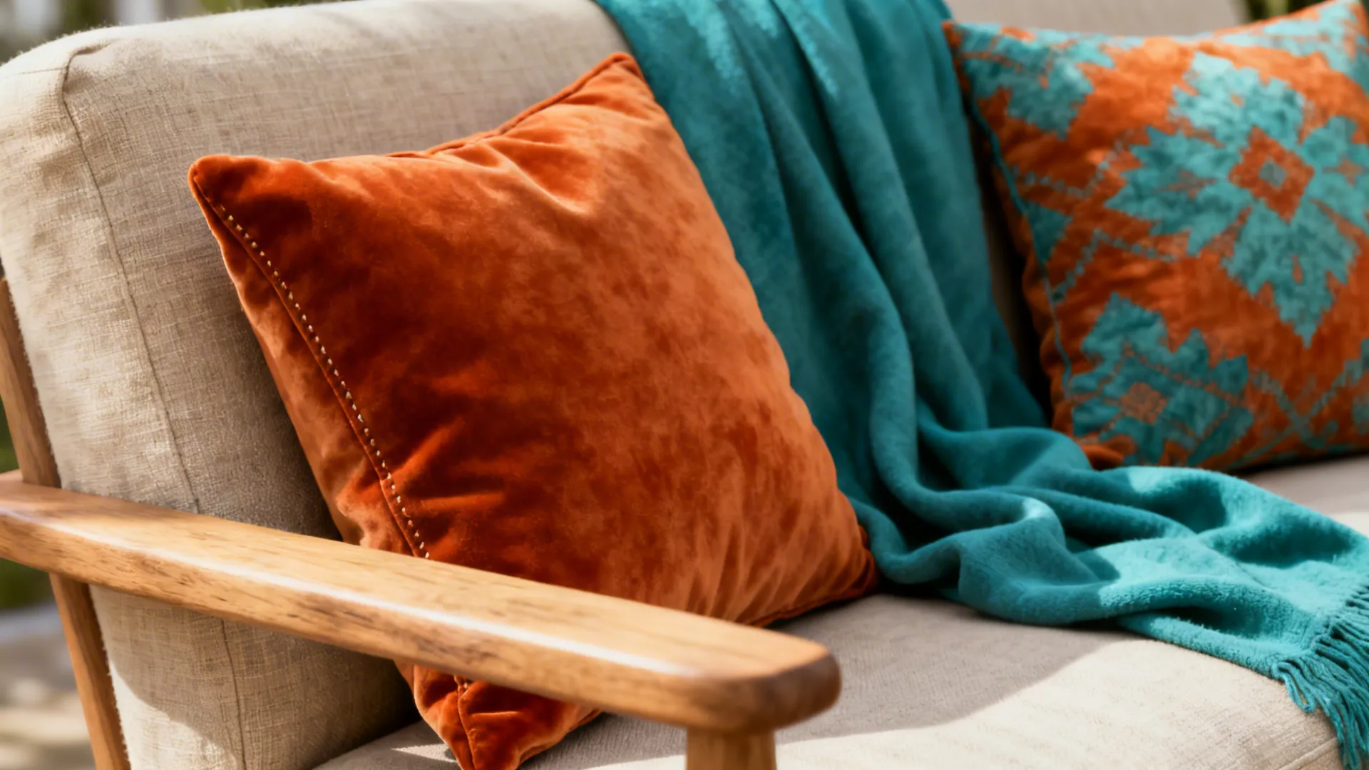 1. Anchor with neutral furniture and let color act as punctuation