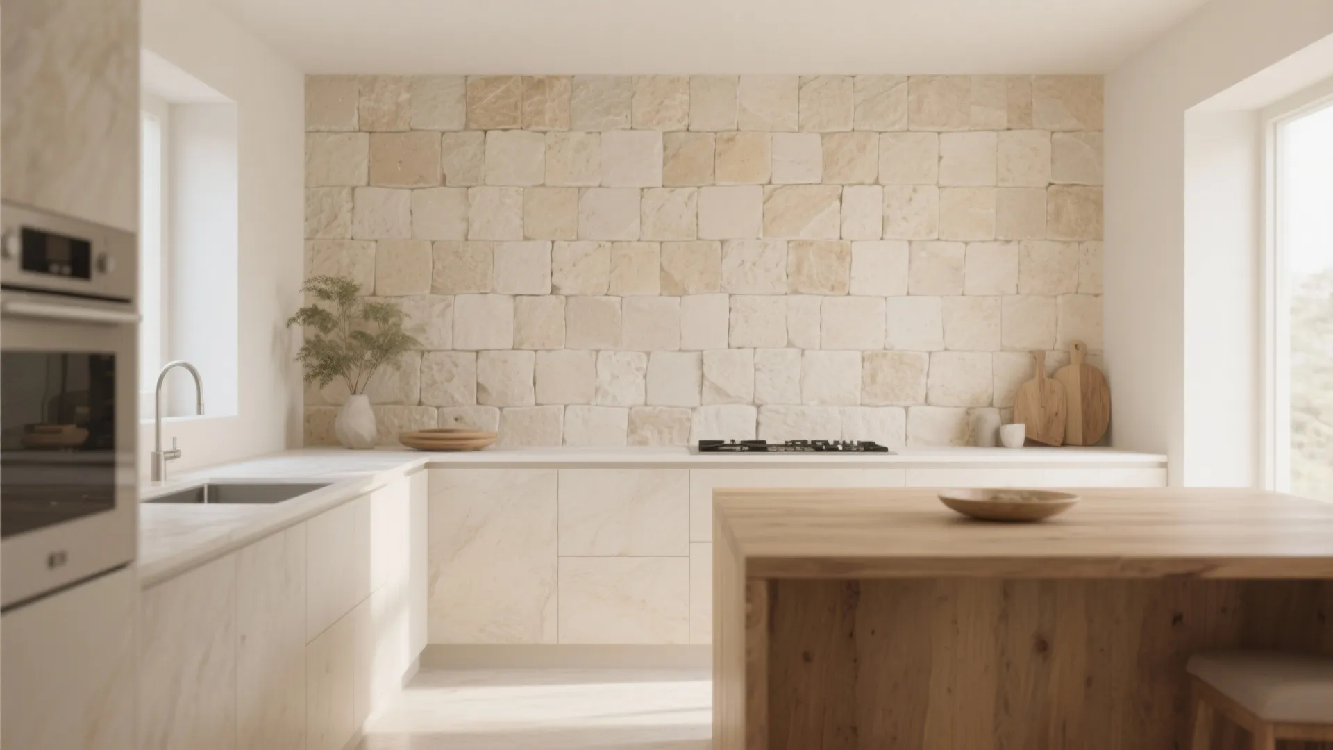 8. Textured Neutral Stone