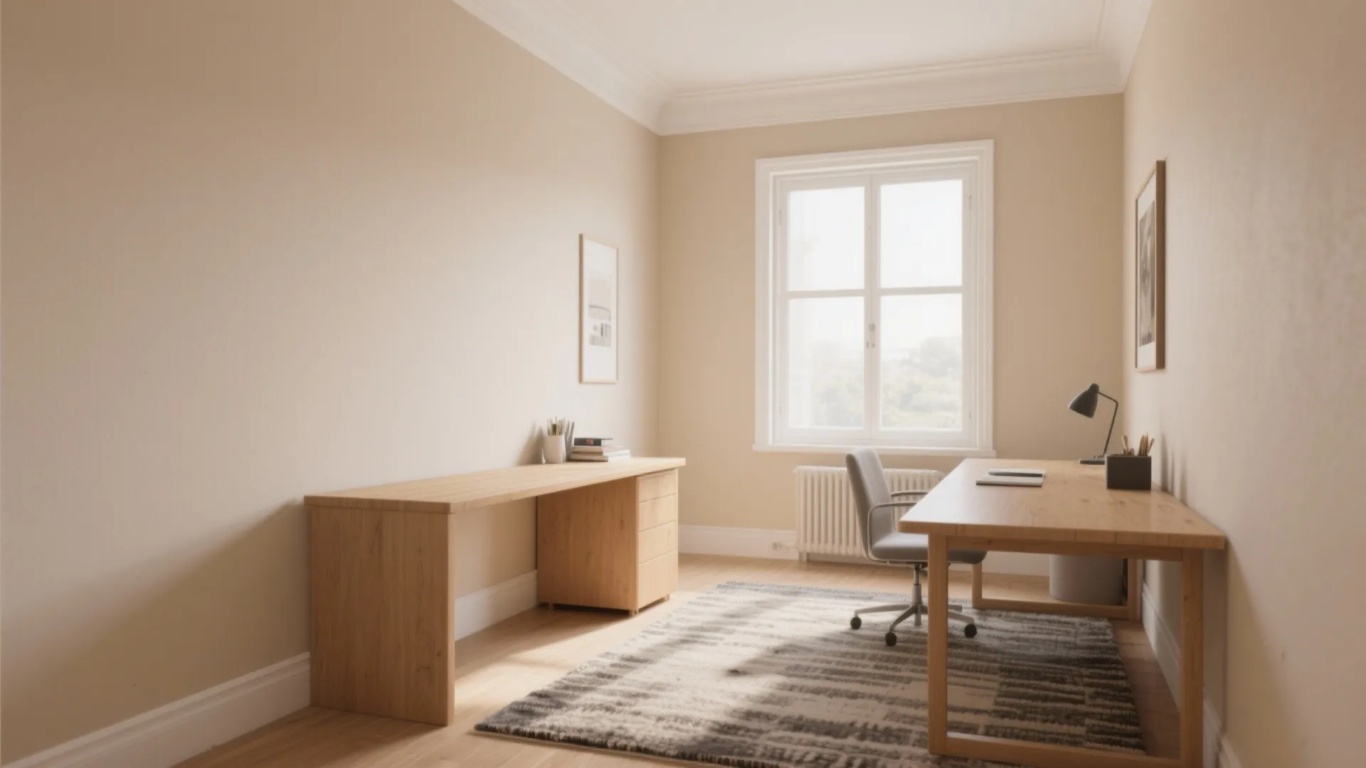 1. Soft Neutral Tones for Calm Focus