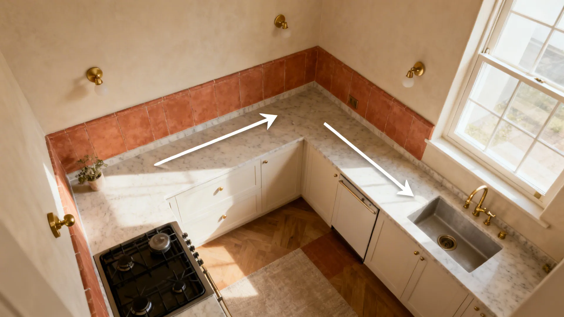 Warm Neutrals with Terracotta Accents