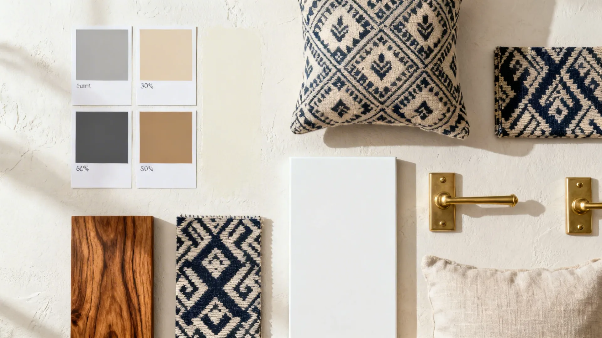 Neutral Shell, Colorful Textiles