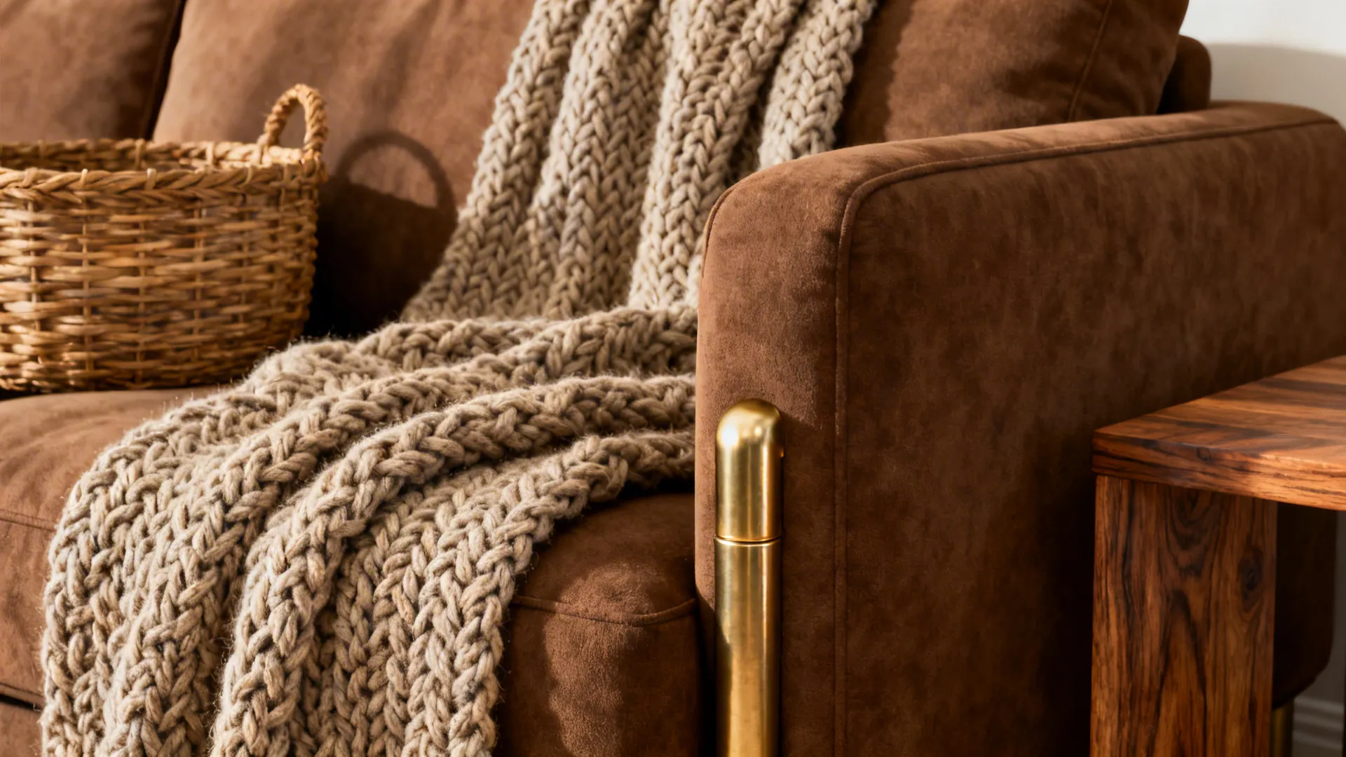 1. Layered neutrals with a pop of texture