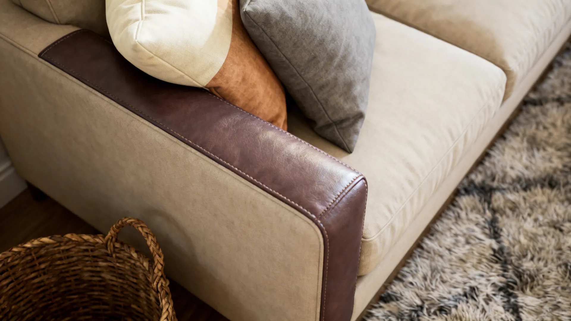 3. Monochrome Neutrals with Textural Contrast