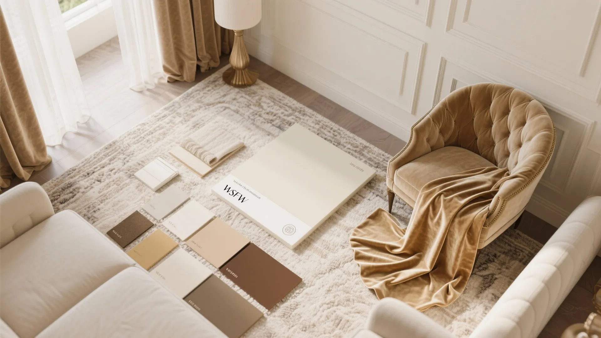 6. Neutral Palette with Luxe Textures