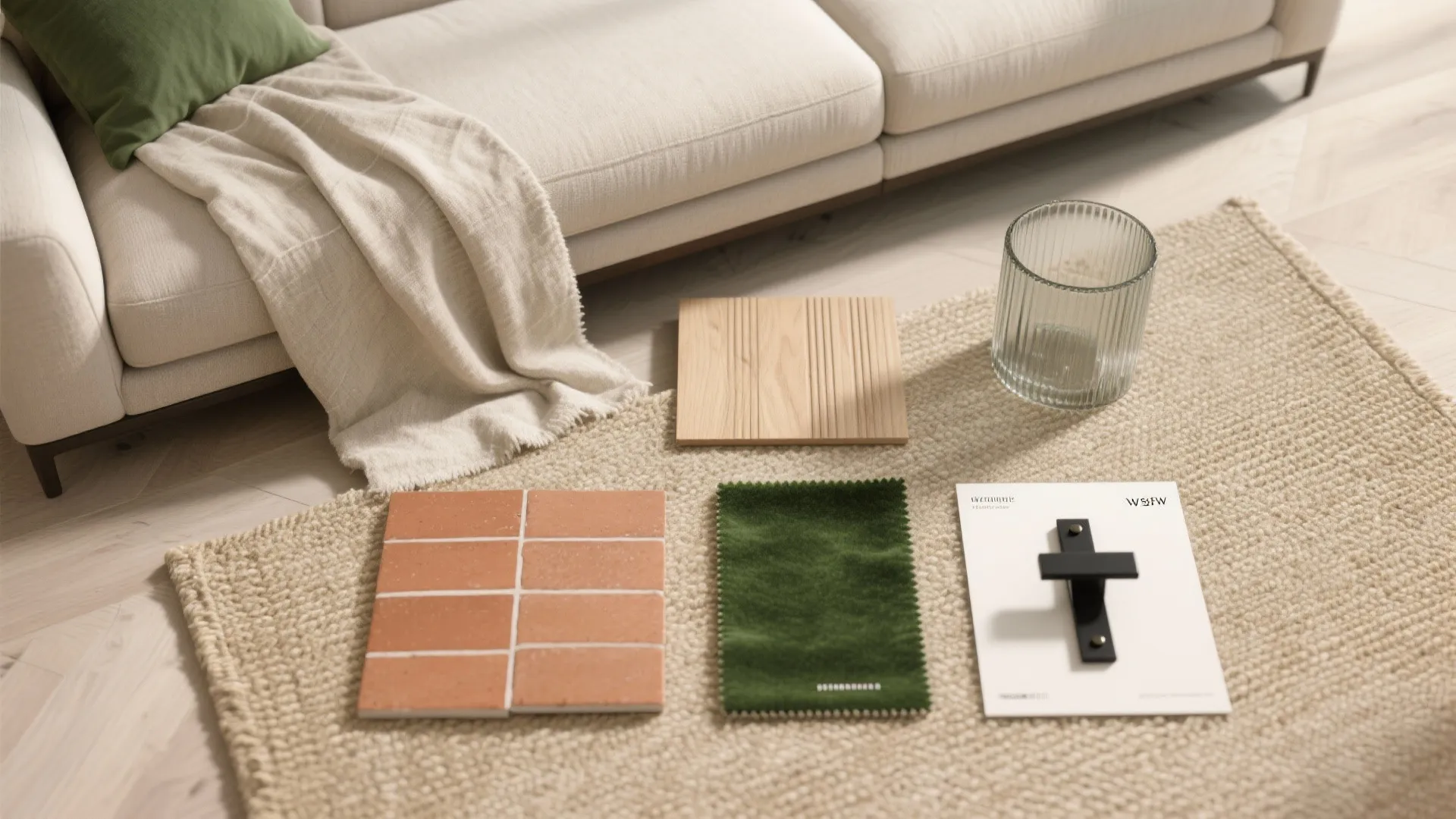 Calm Neutrals, Rich Texture, One Accent