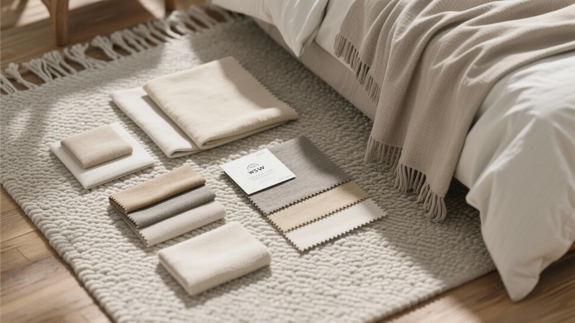 9. Neutral Color Palette with Textured Accents