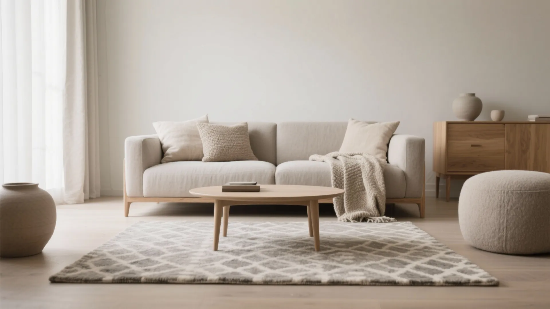 Layered Neutral Textures for Calm Zoning