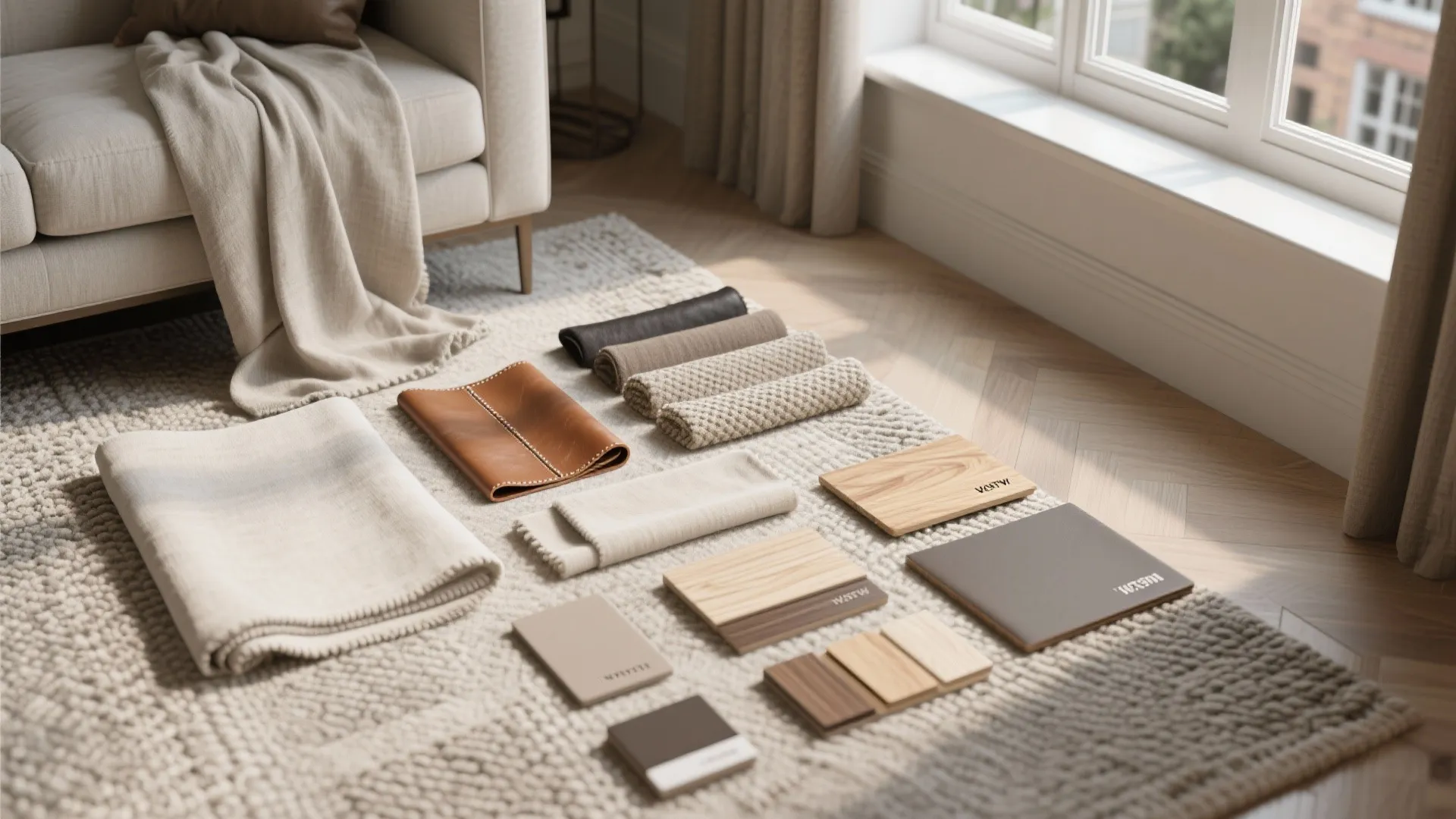 Neutral Palette with Textured Accents