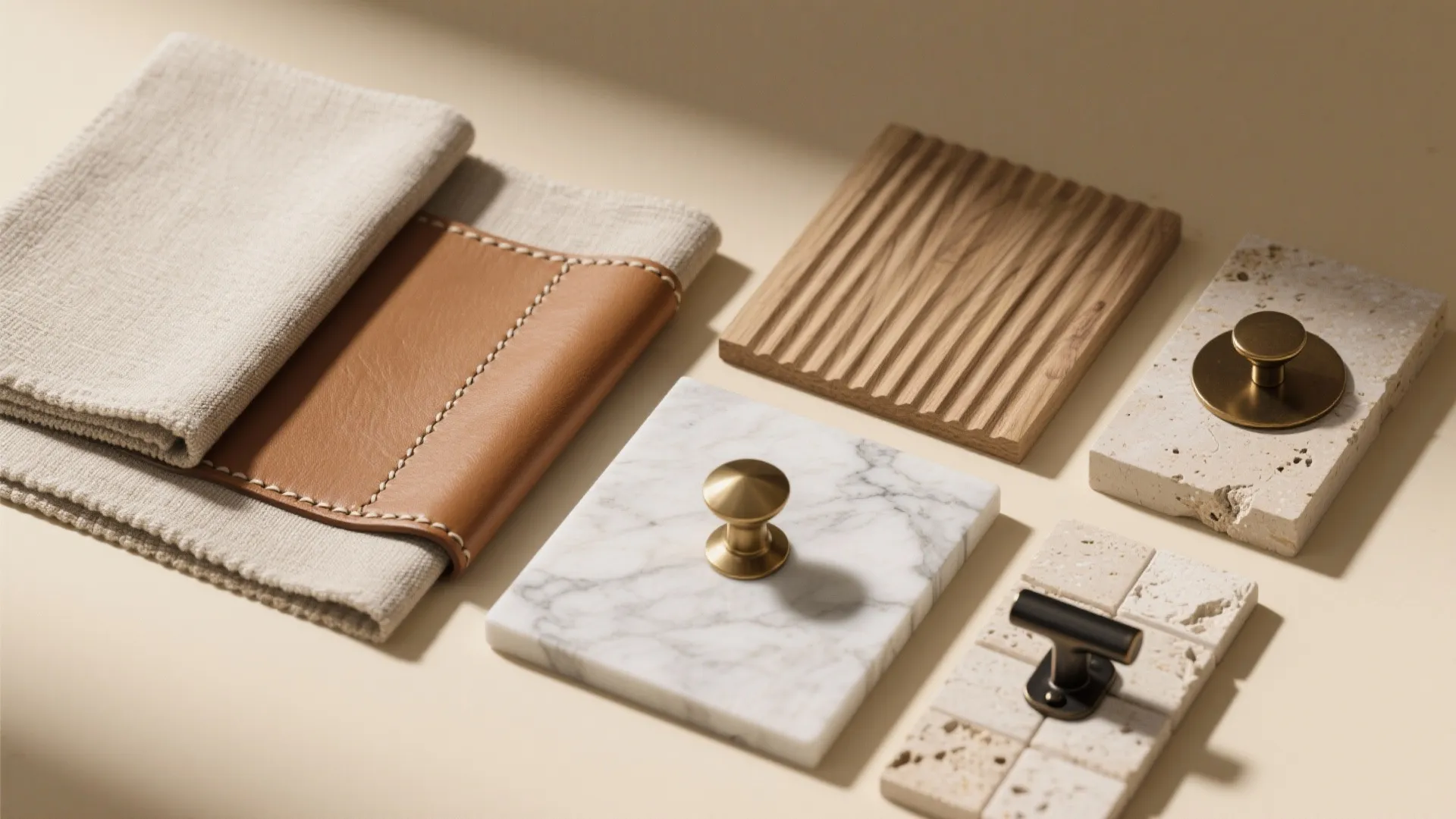 5) Texture-Forward Neutrals and Natural Stone