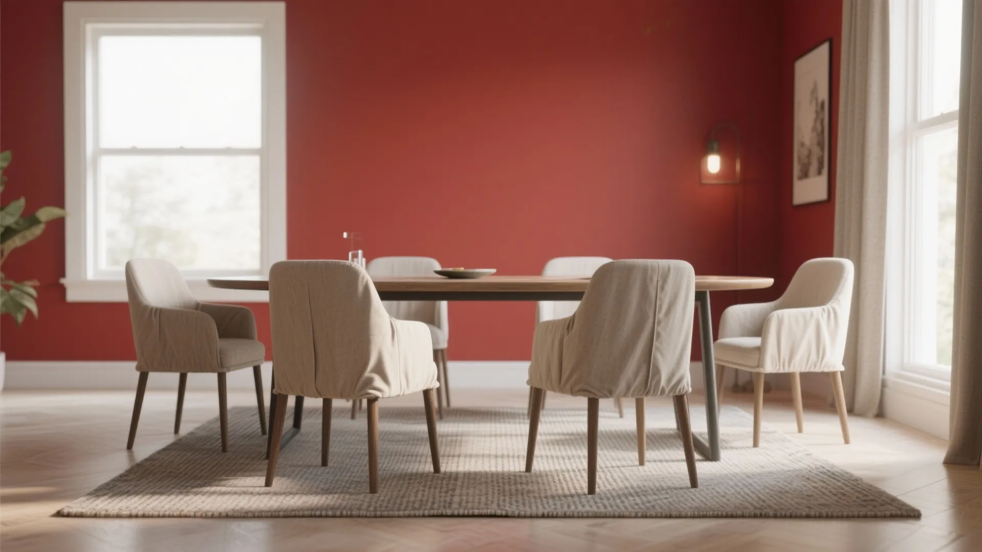 2. Create contrast with neutral upholstery