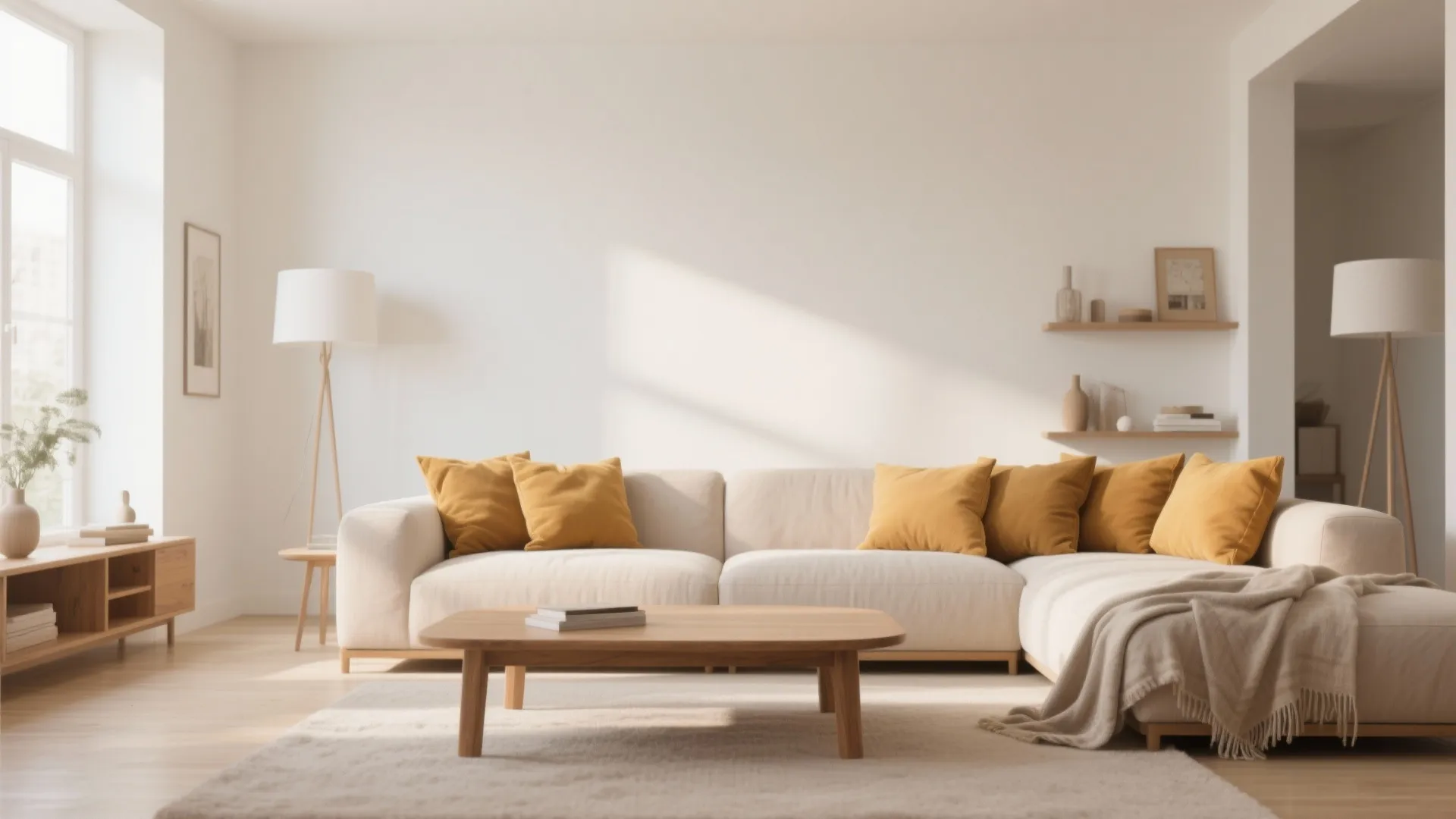 Neutral Palette with Warm Accents