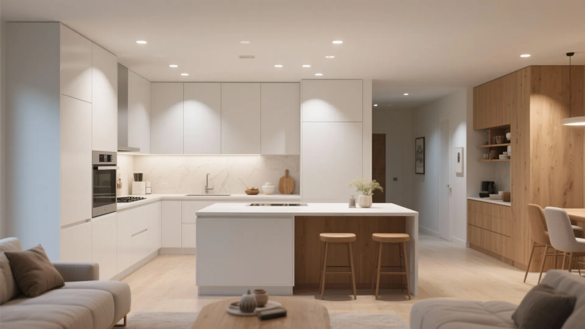 2. Neutral White (3500K–4000K) — Versatile Everyday Choice