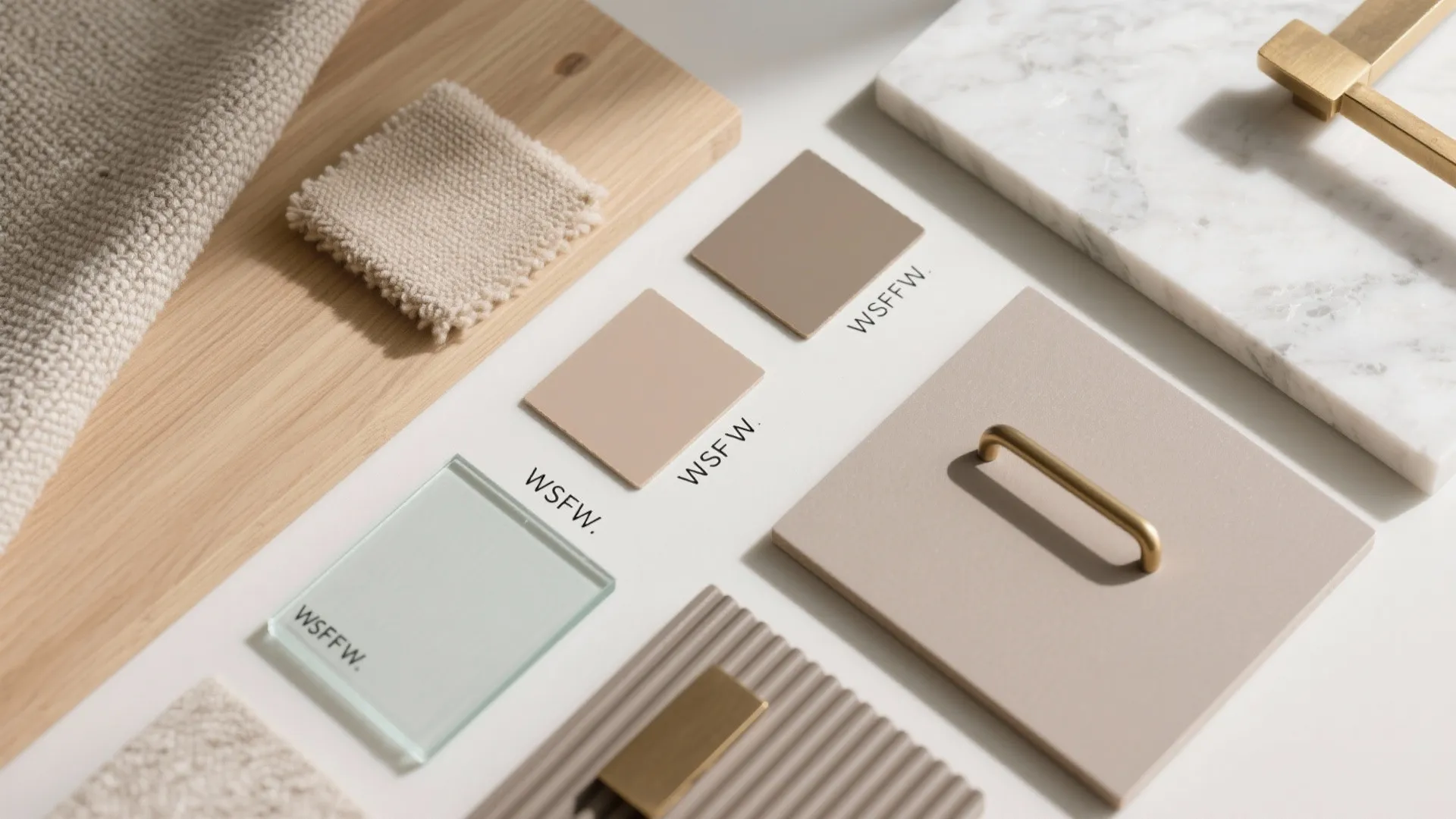 Warm Woods and Textured Neutrals for Cohesion