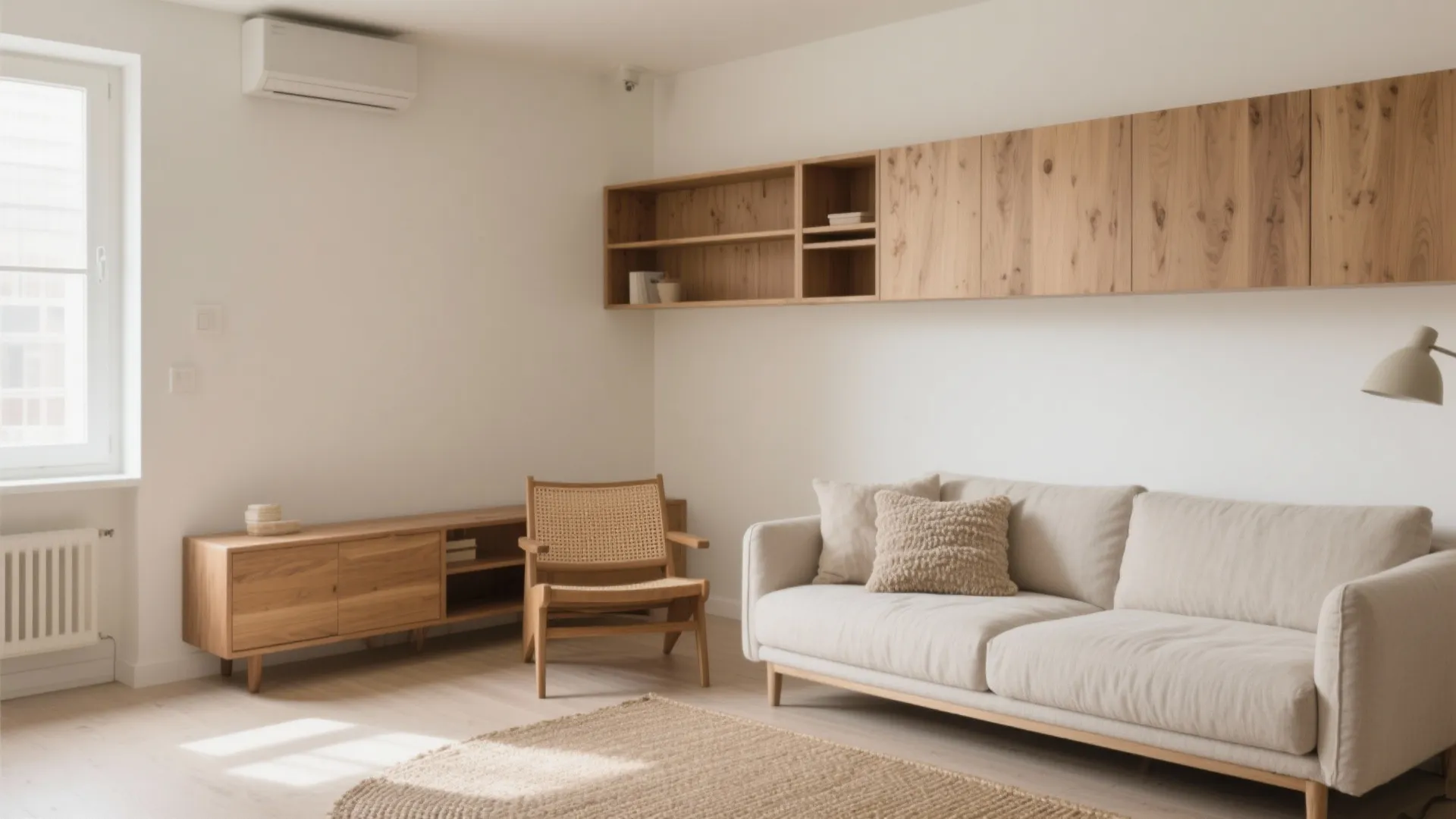 Soft Neutrals with Warm Wood