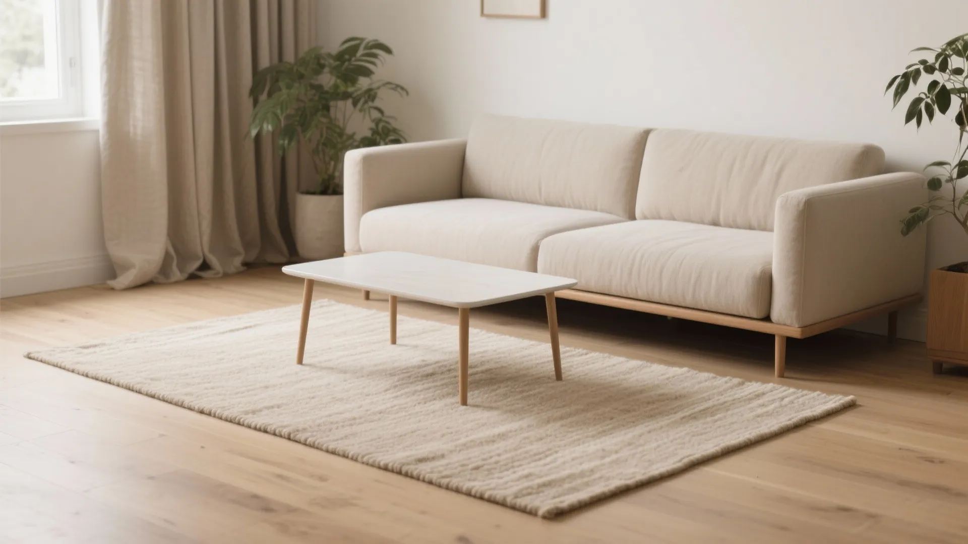 Neutral wool flatweaves