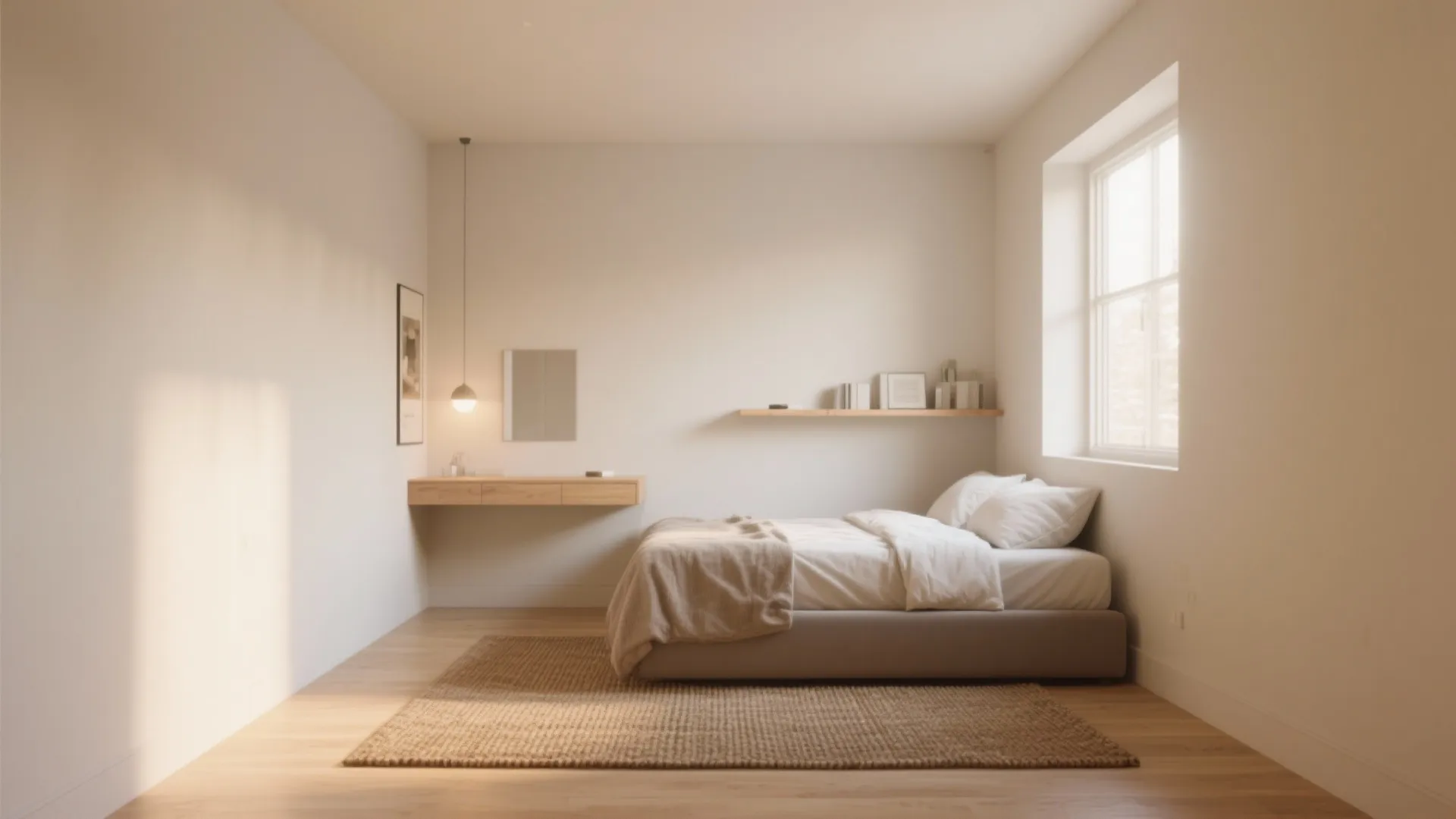 1. Light-reflecting neutrals to make small rooms breathe
