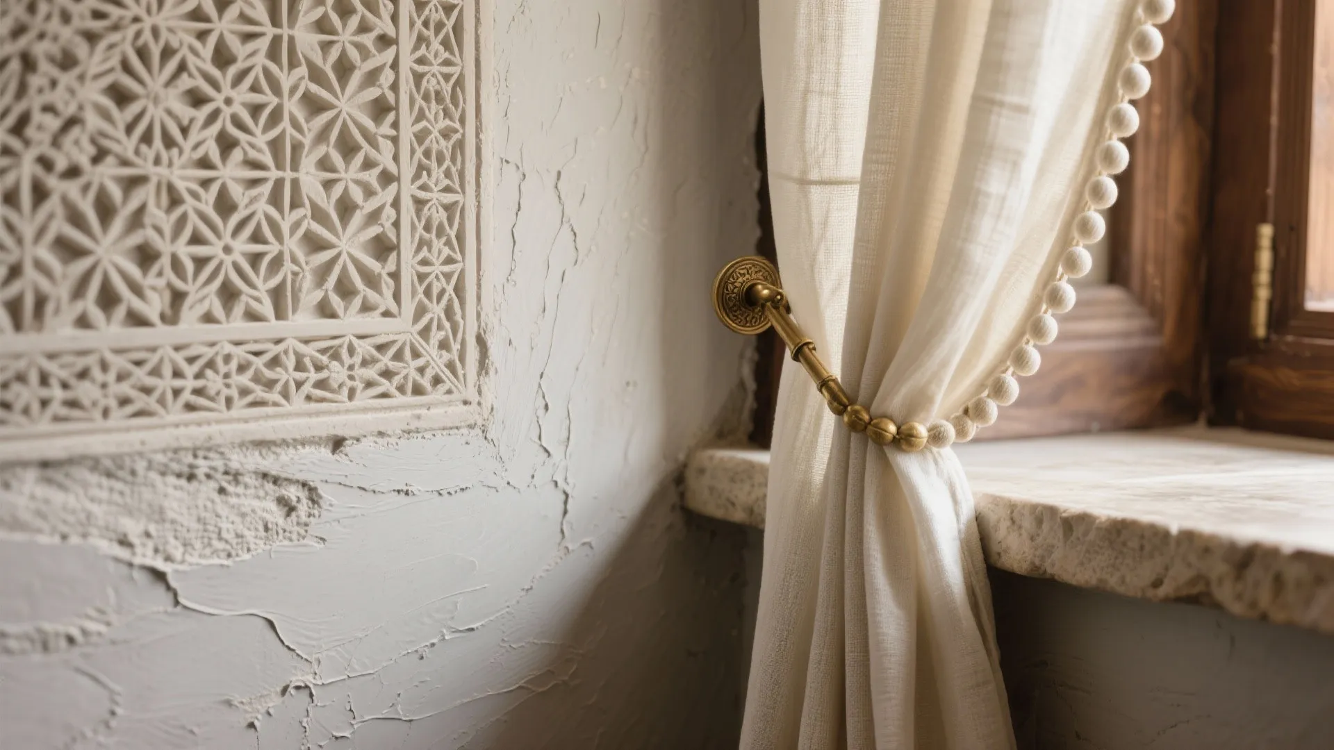Textural Neutrals with Lucknowi Motifs