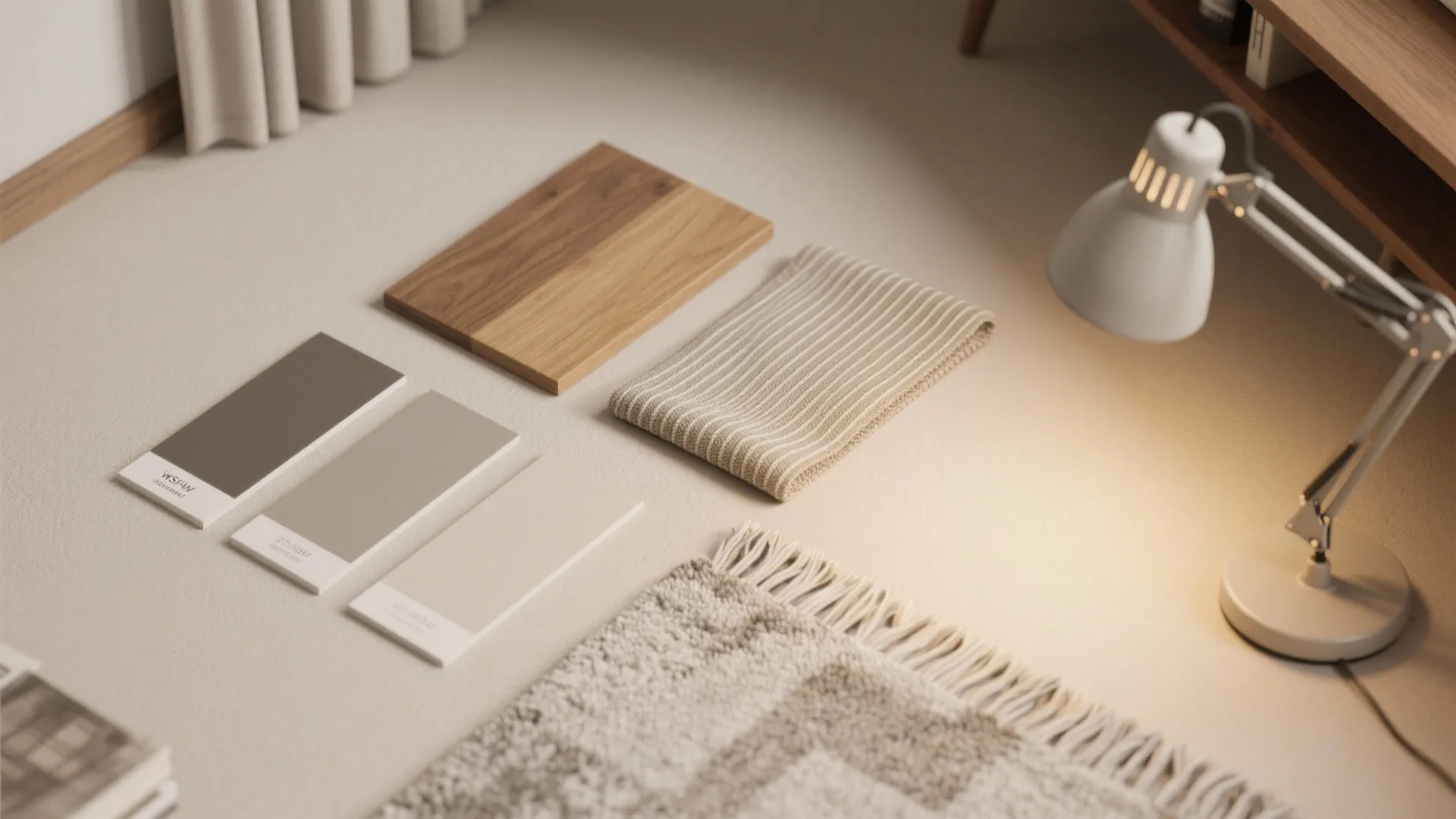 Warm Neutrals with Wood Accents