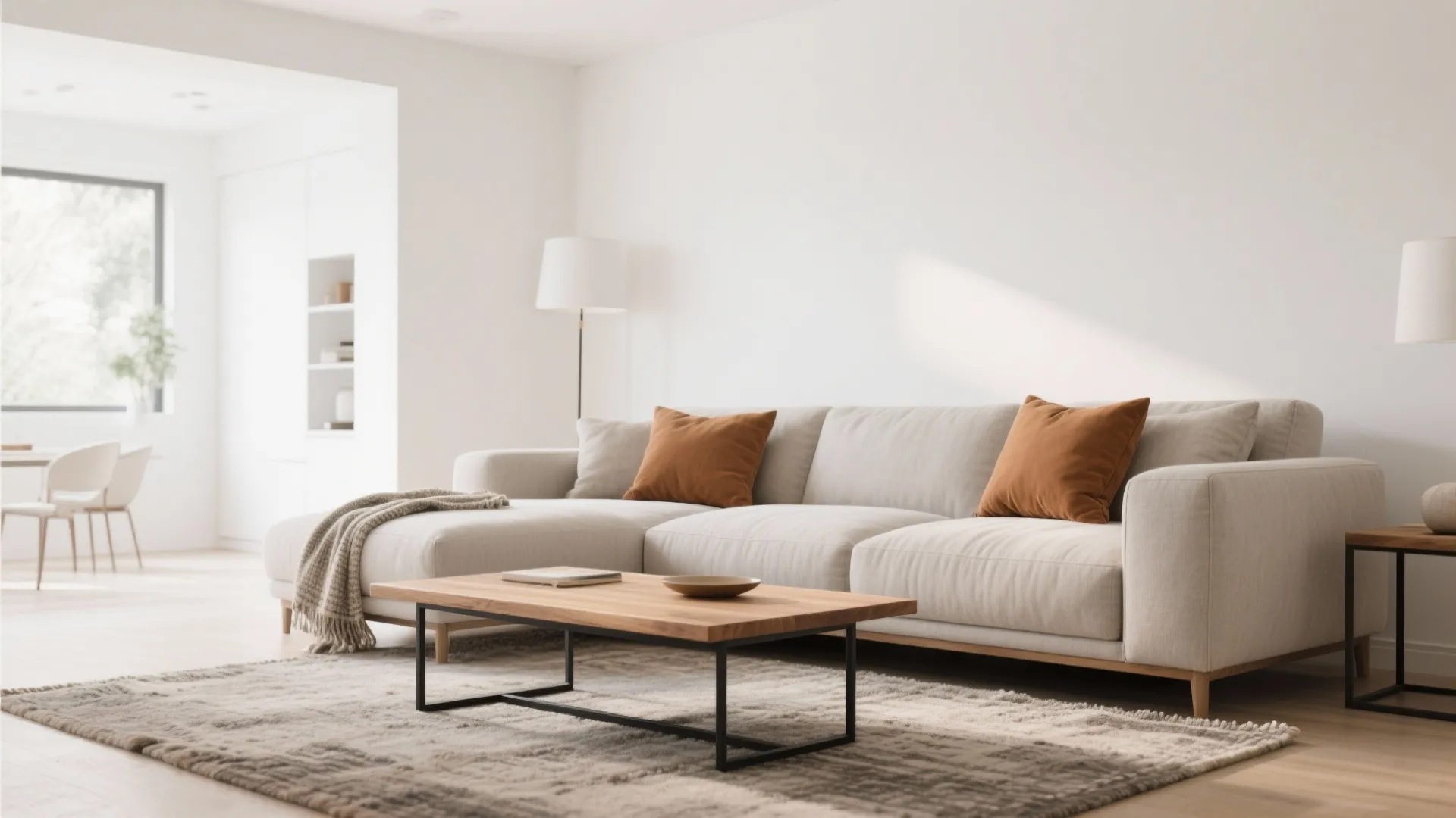 Soft Neutrals with Warm Accents