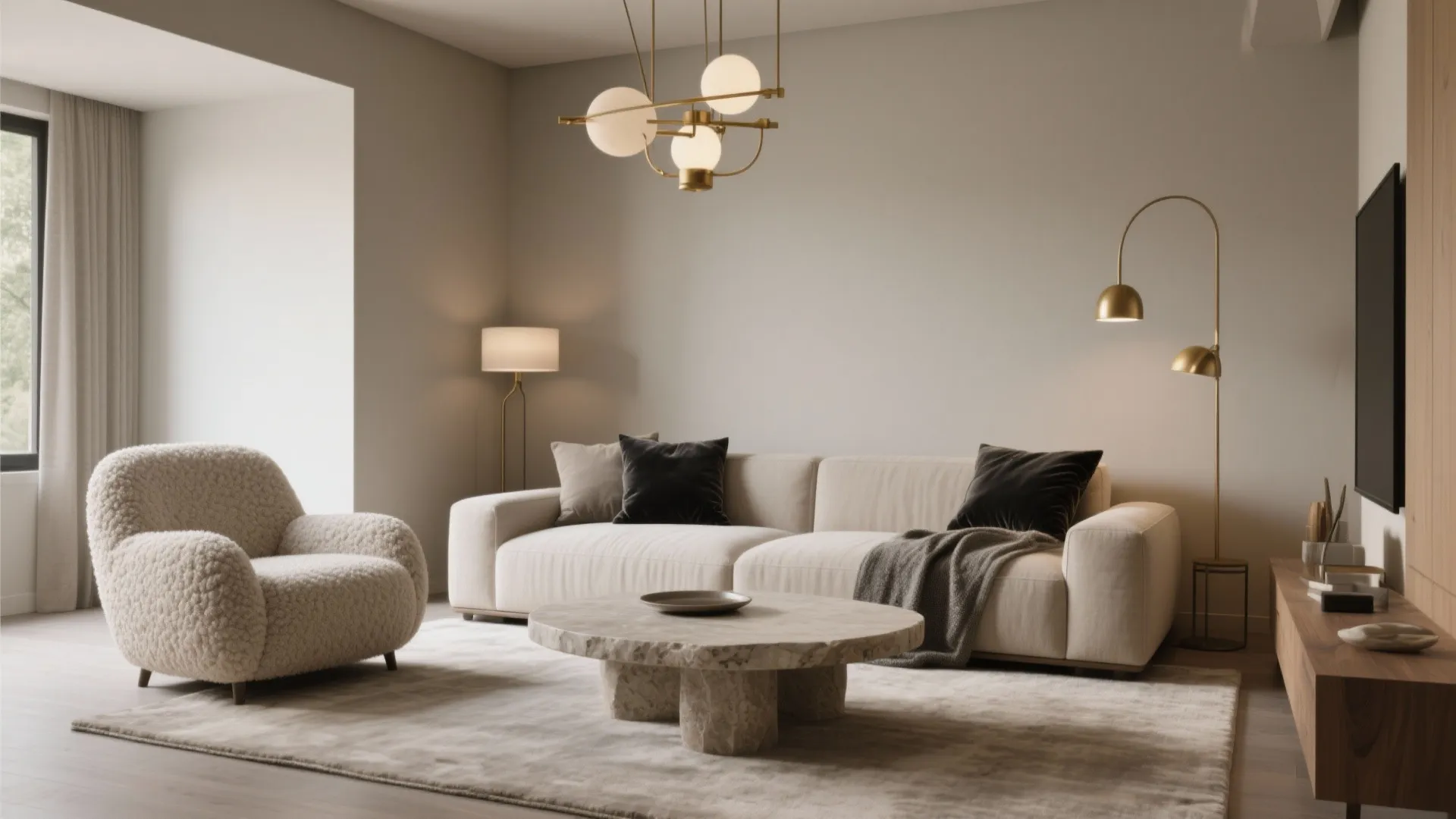 Textured Neutrals with Sculptural Calm