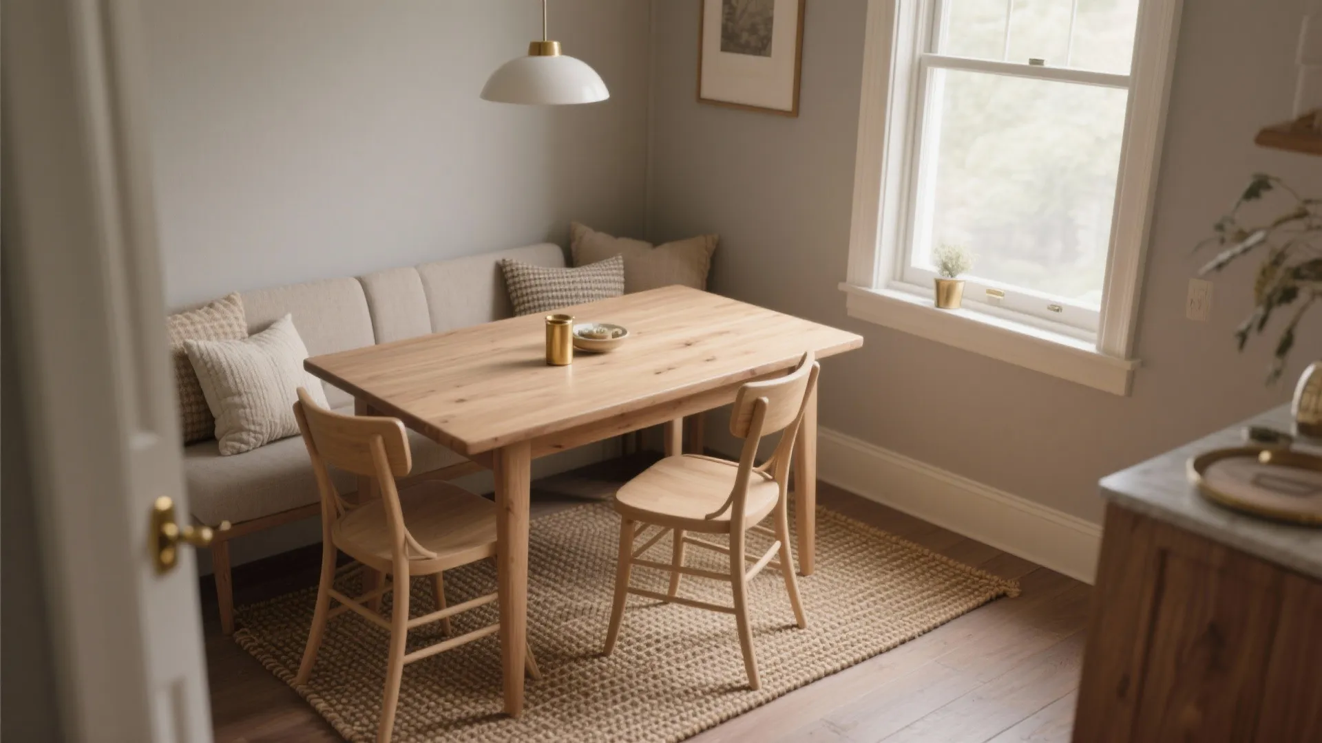 1. Timeless Neutrals with Warm Wood