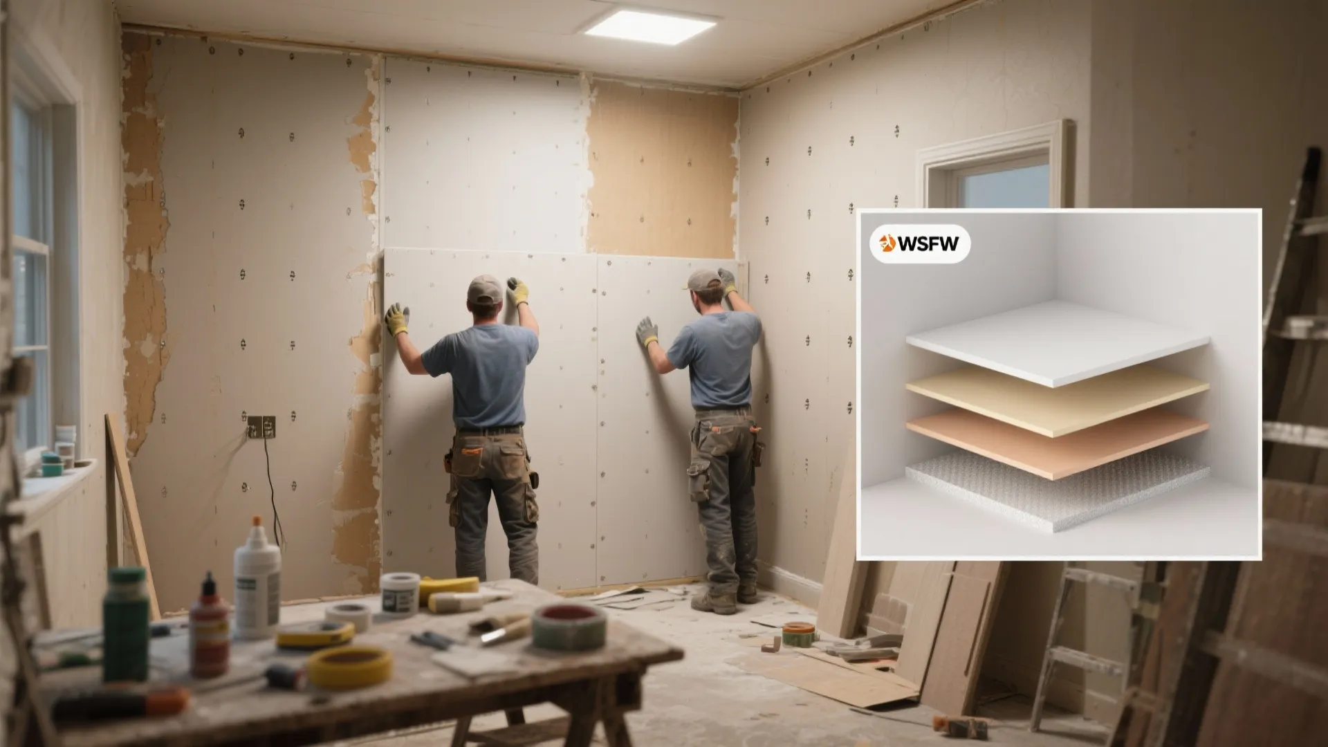 3. Replace the drywall or add a new layer