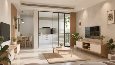 2 BHK Flat Design in New Town Kolkata: 5 Ideas