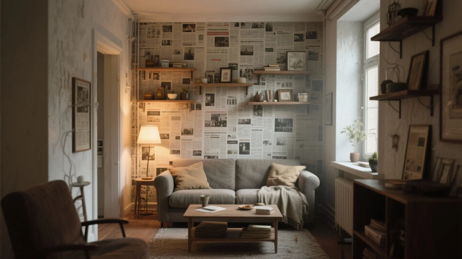 Creative Ideas for Newspaper Wall Decor: 1 Minute to Transform Your Walls with Newspaper Art