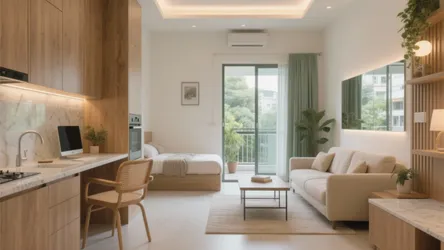 5 smart design ideas for a 1 BHK flat in Newtown Kolkata