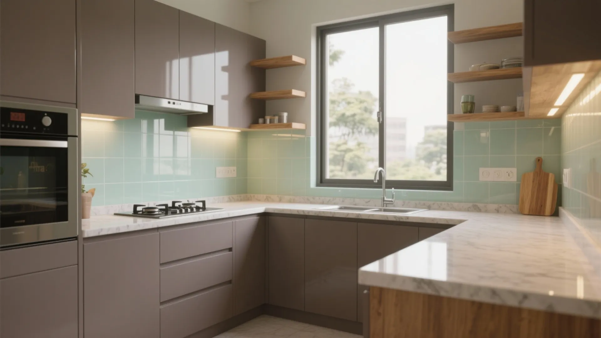 2 BHK Flat in Kolkata NewTown: 5 Smart Kitchen Ideas: Small space, big creativity—my 5 data-backed design ideas for a 2 BHK kitchen in NewTown, Kolkata