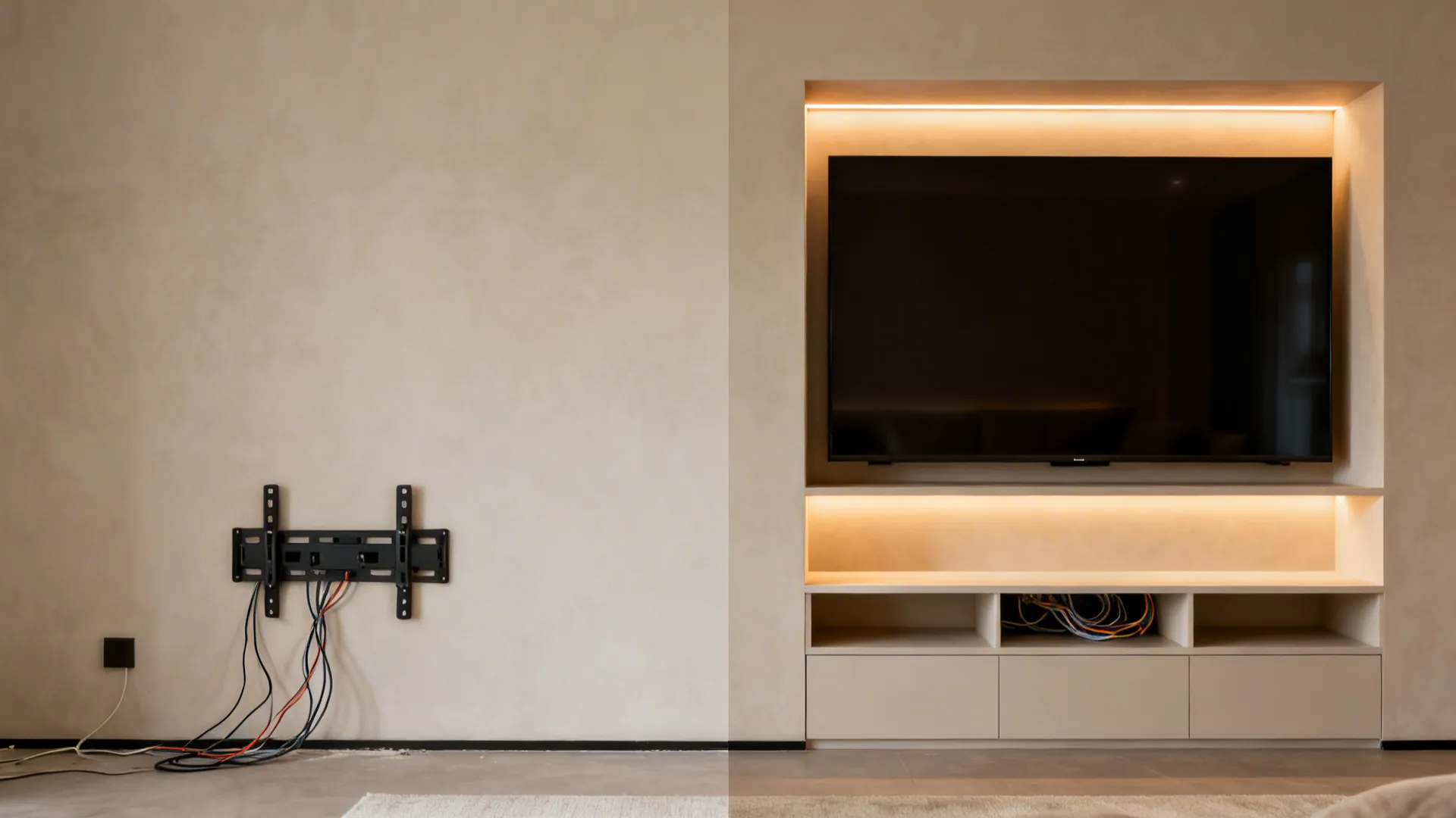 Built-in Niche with Backlighting