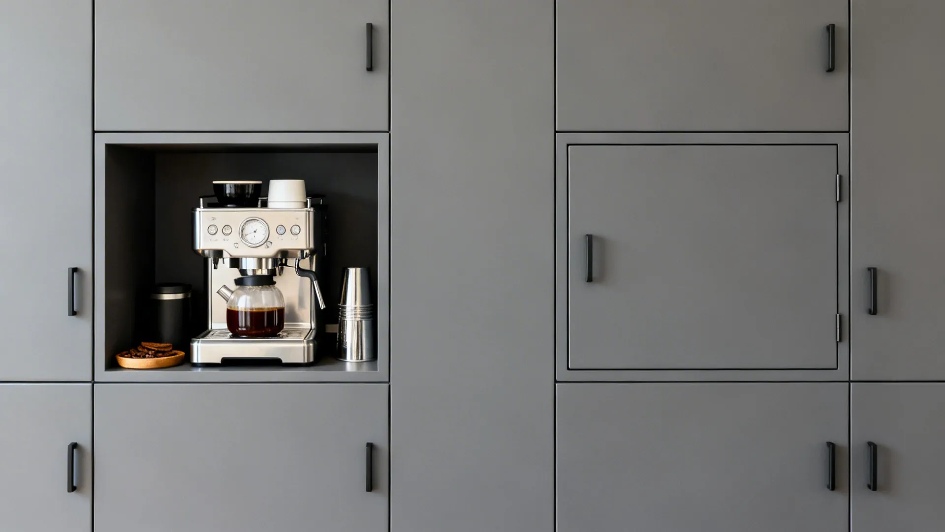 1) Minimalist Modular Storage That Adapts