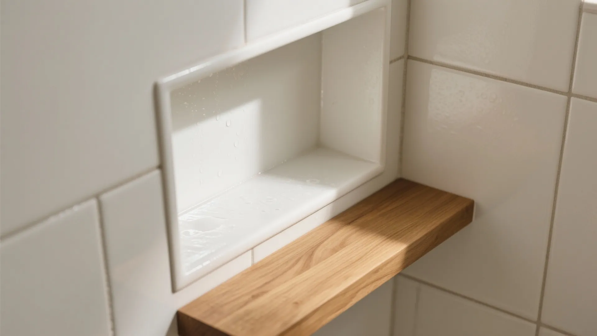 Minimalist Shelving and Recessed Niches