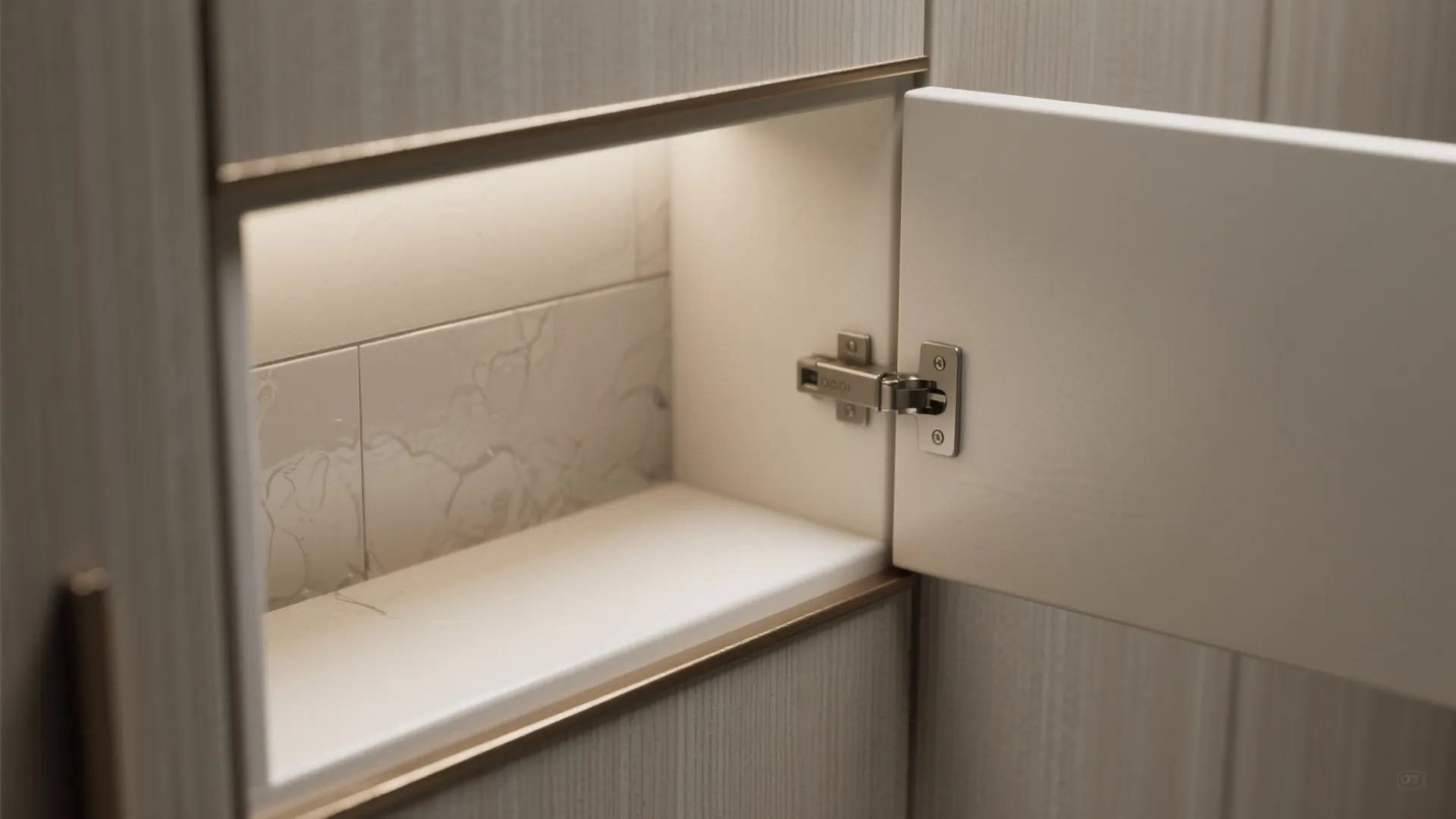 Built-in, Wall-to-Wall Almirah with Recessed Niches