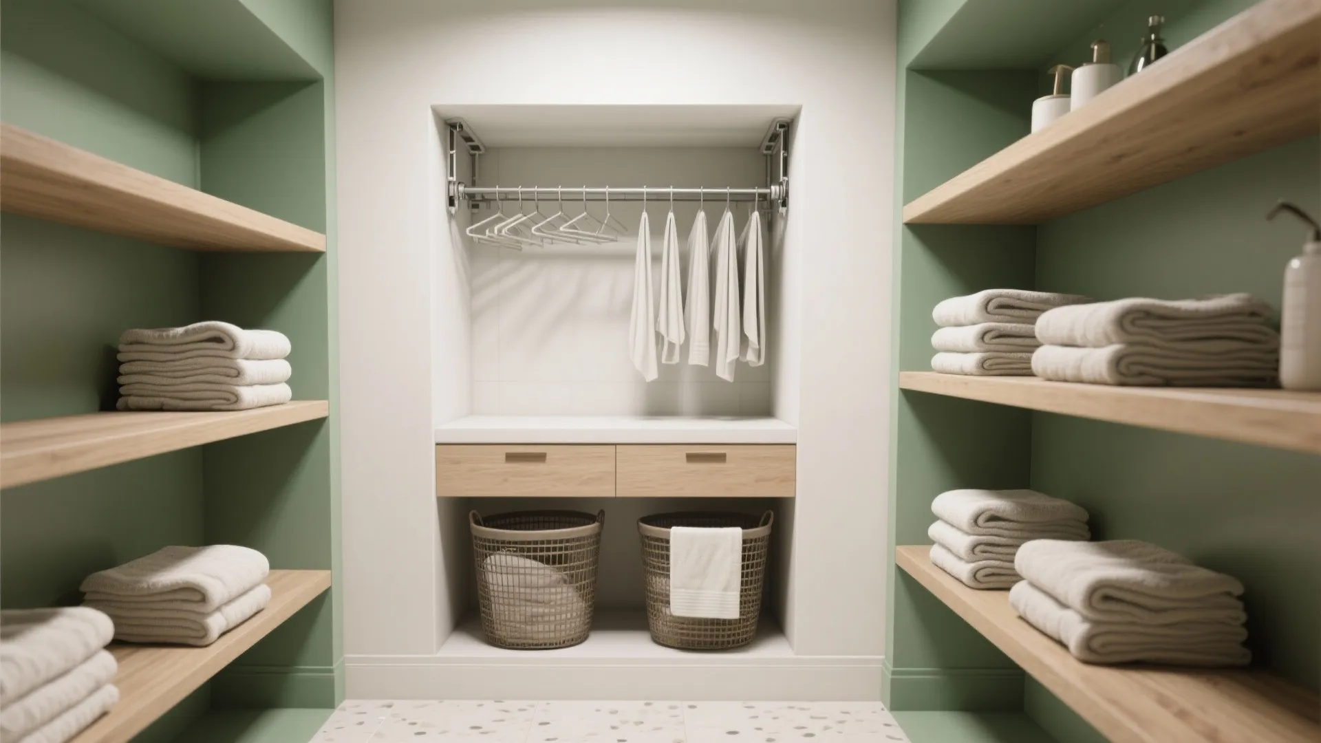 5. Multi-use niche with drying and storage