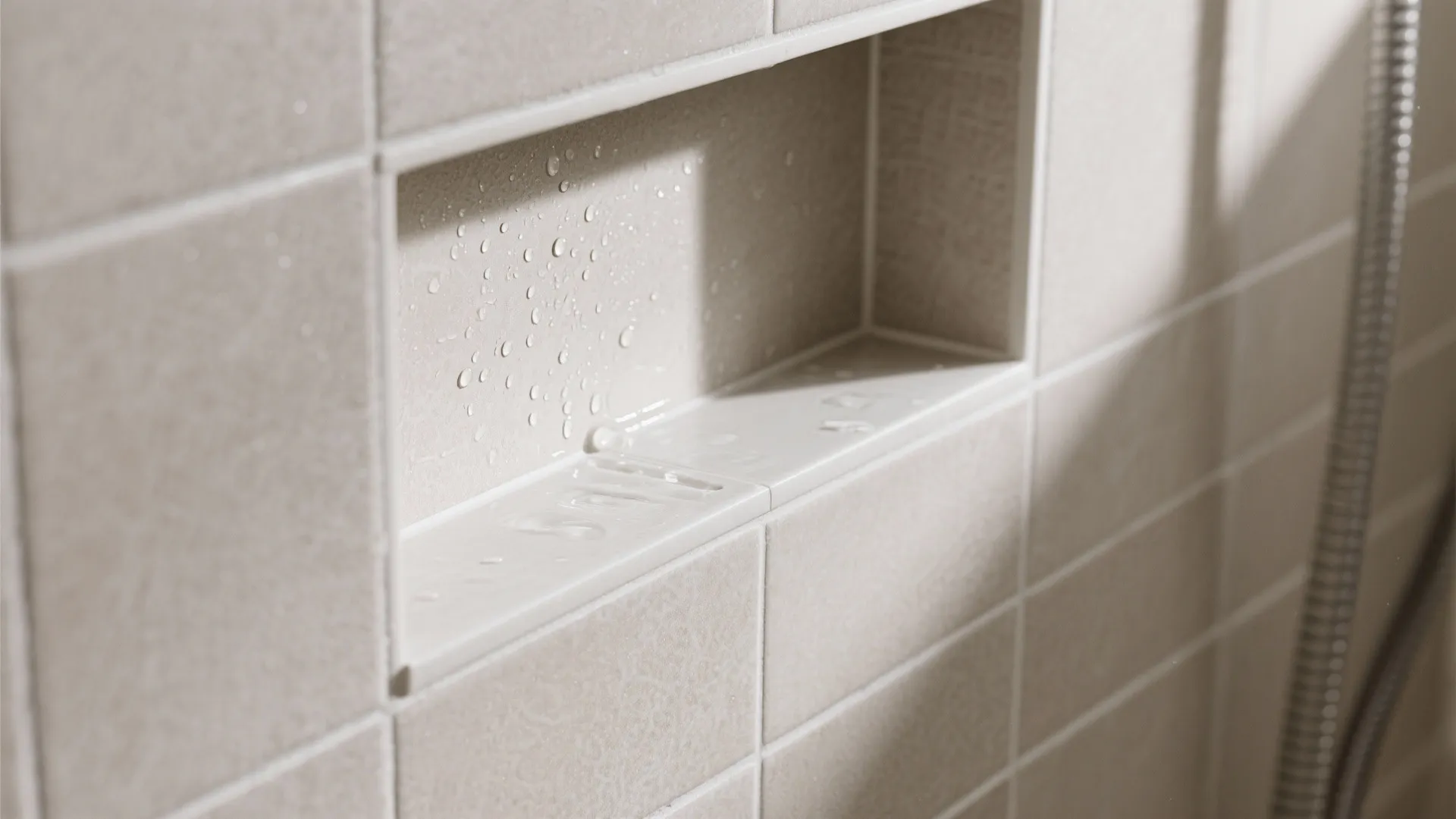 Recessed niches that work harder than shelves