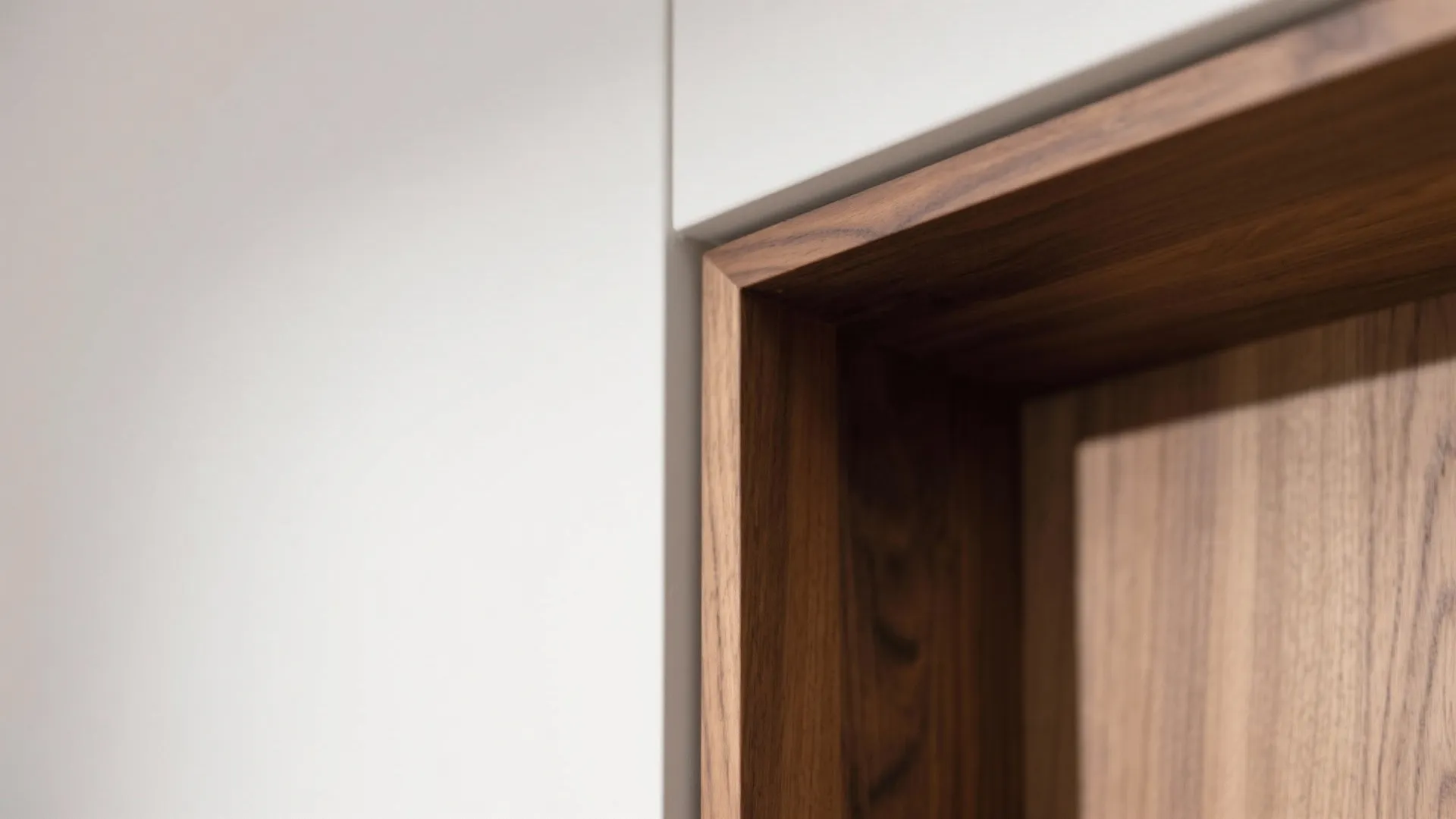 Minimalist Wall Framing for Hidden Storage