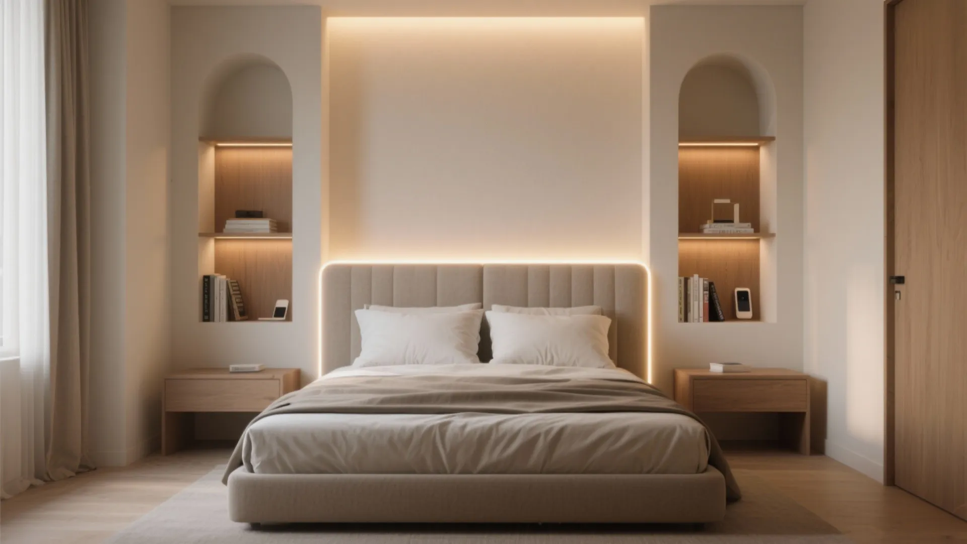 Integrated Niches and Indirect Lighting