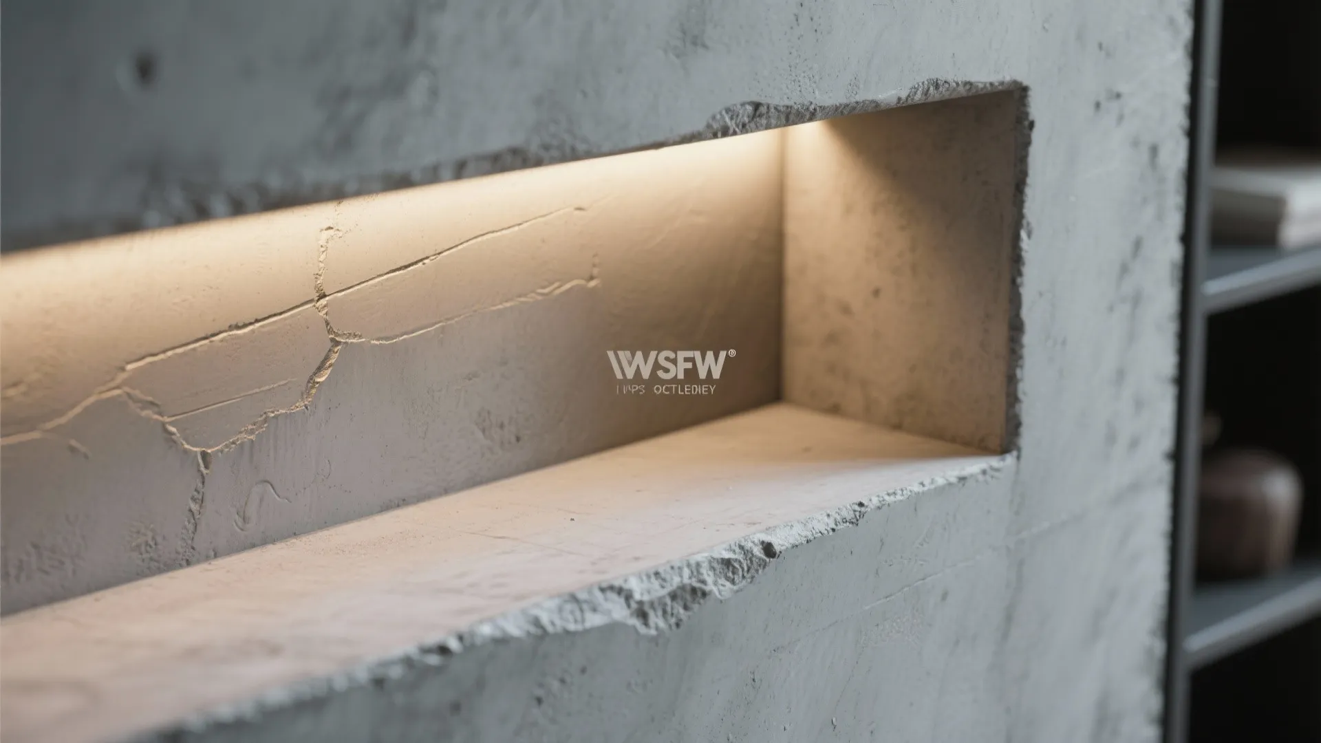 Monolithic Cement Niche Wall